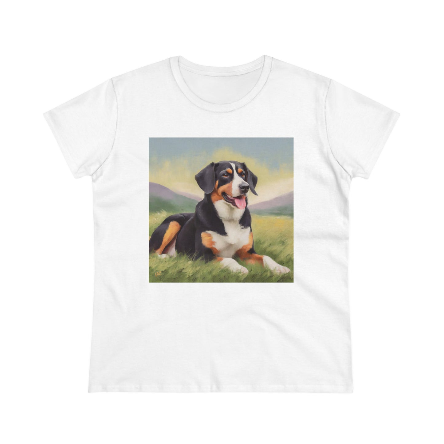 Entlebucher Mountain Dog Women's Soft Cotton Tee