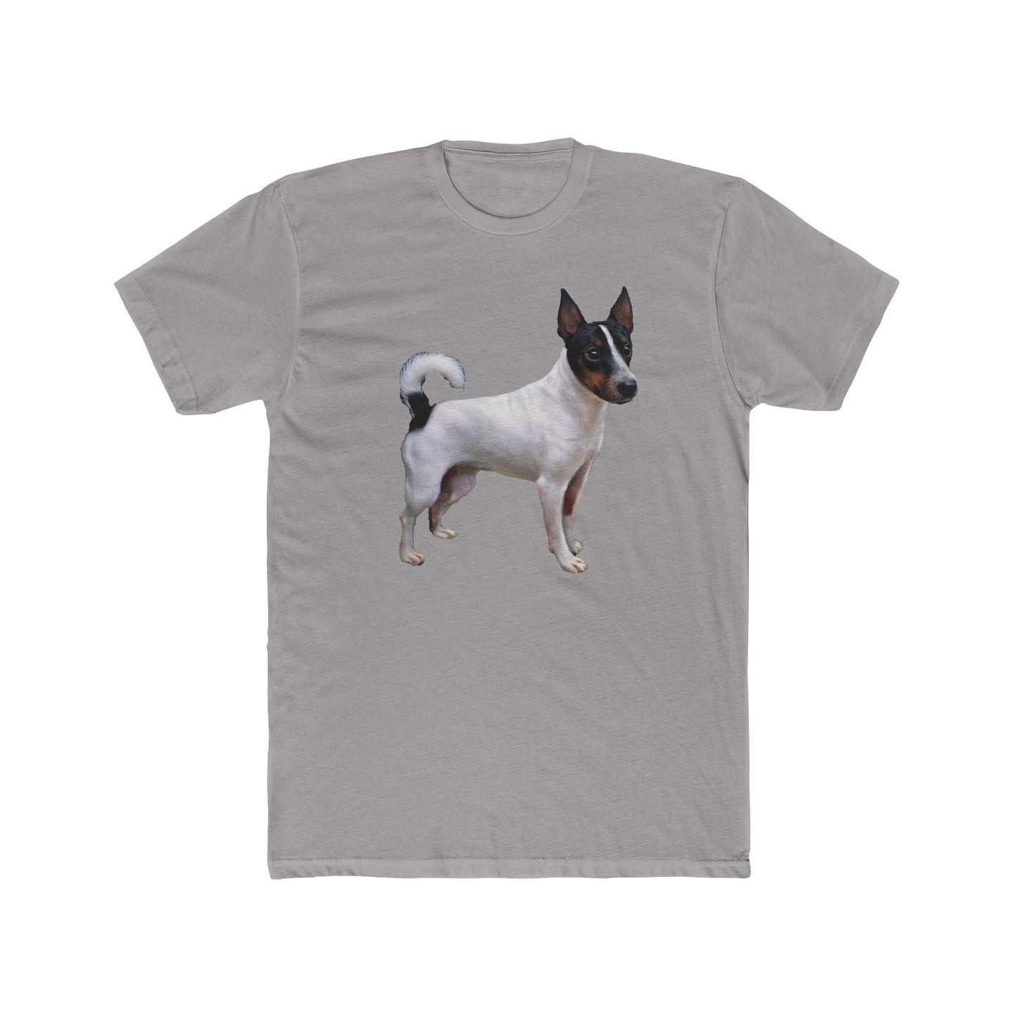 Japanese Terrier - Dog Lover Men's Fitted Cotton Crew Tee