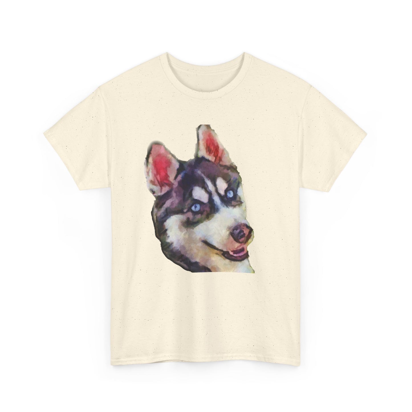 Siberian Husky 'Iditarod' Unisex Heavy Cotton Tee
