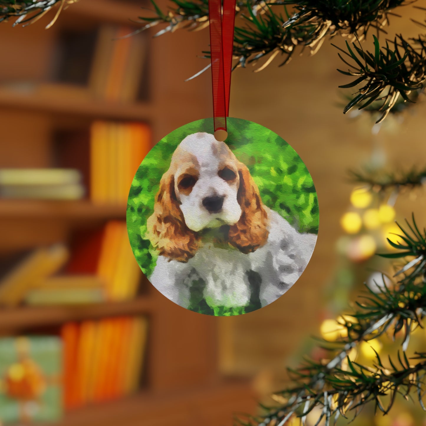 Cocker Spaniel 'Hogan' Metal Ornament