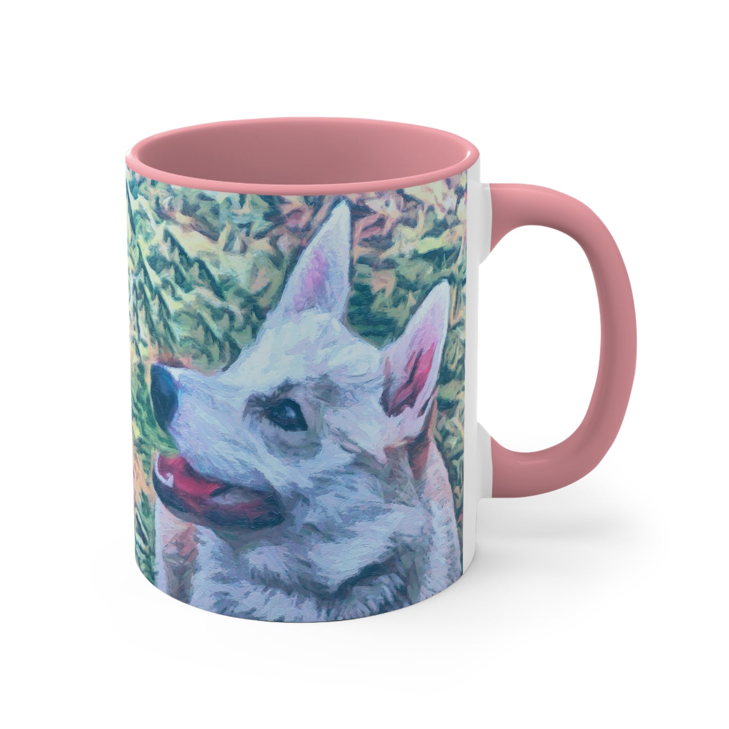 Norwegian Buhund Accent Coffee Mug, 11oz
