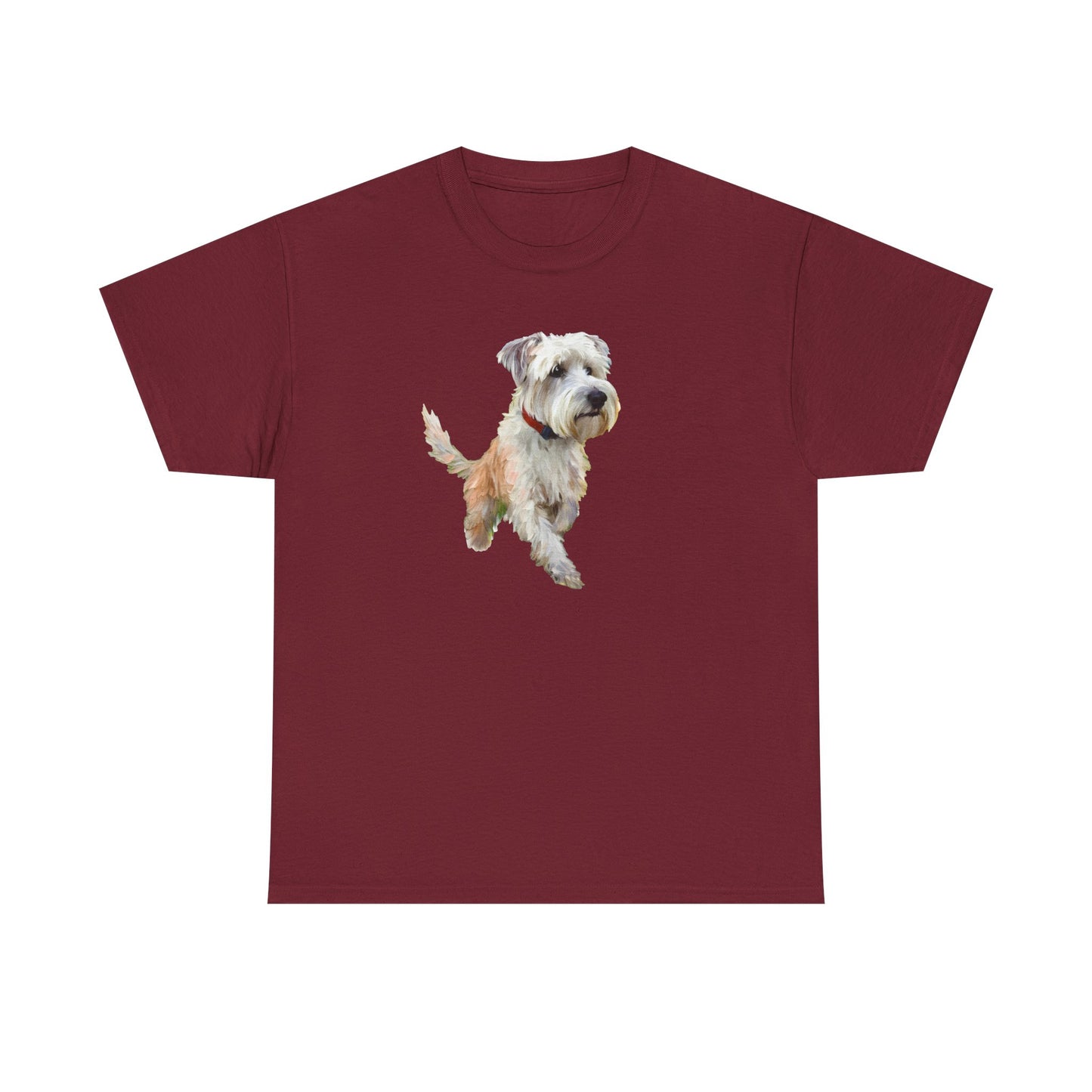 Dandie Dinmont Terrier Unisex Heavy Cotton Tee