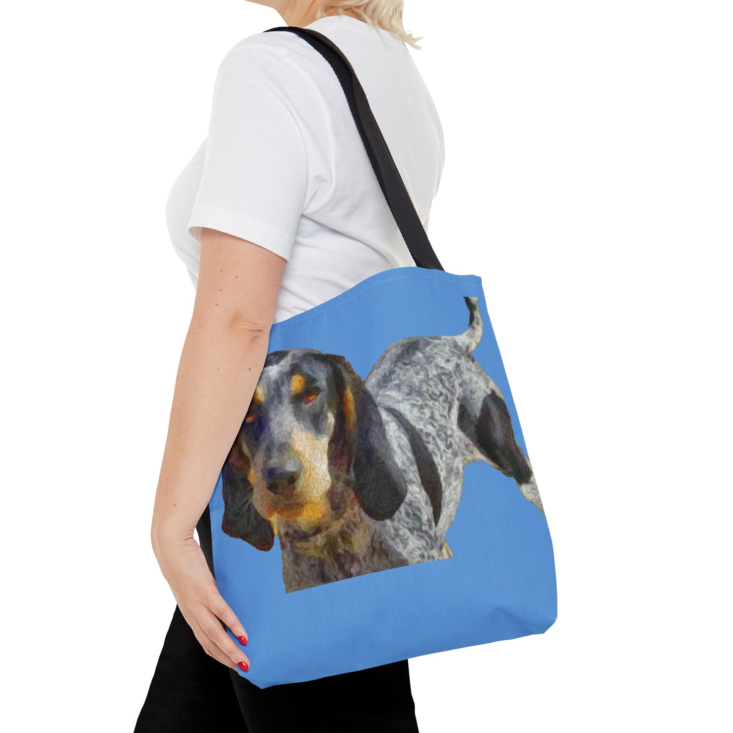 Coonhound Print Beach Tote