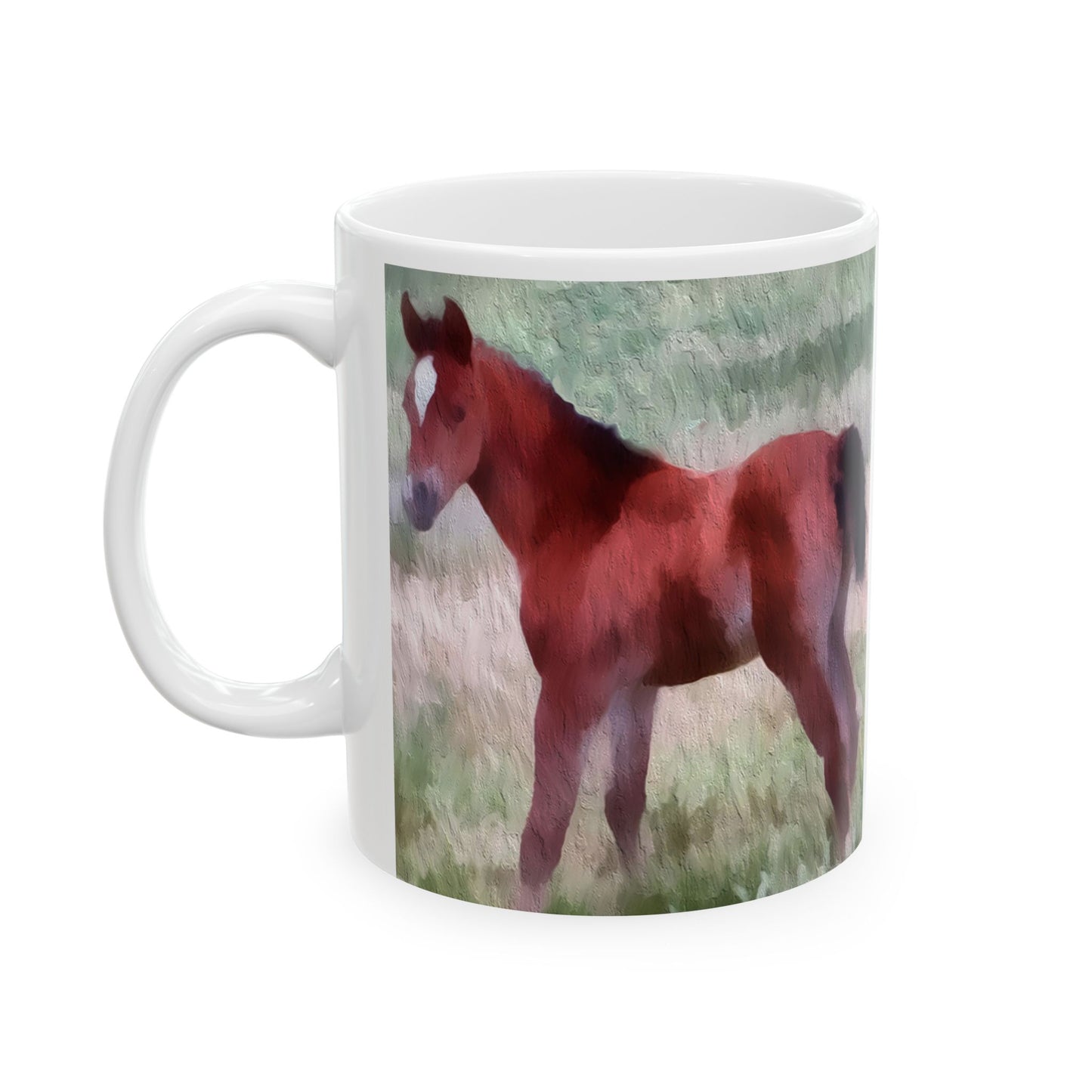 Horse 'Contata' Ceramic Mug 11oz
