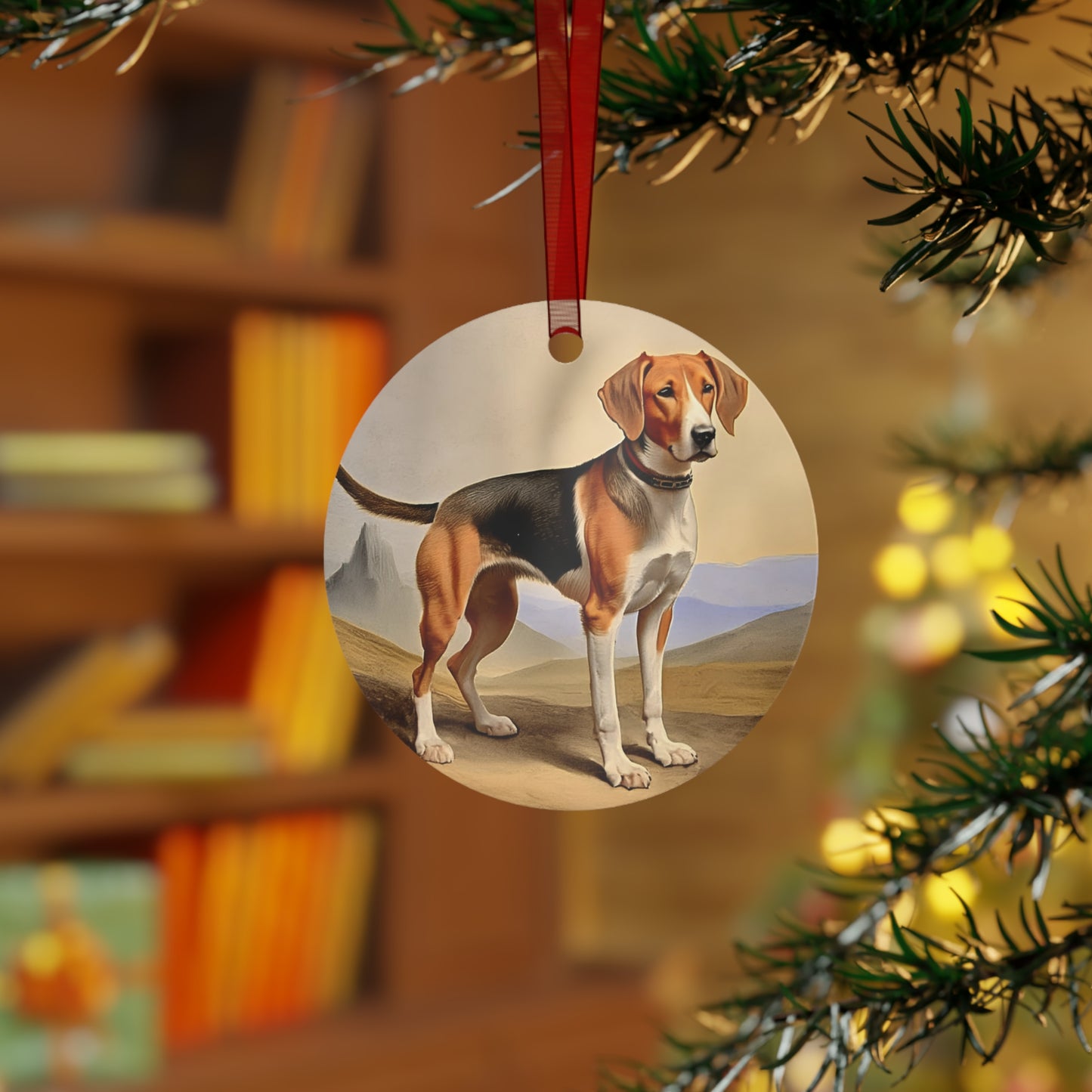 Harrier #2 Metal Ornaments: Wrapping Joy in Decades to Come
