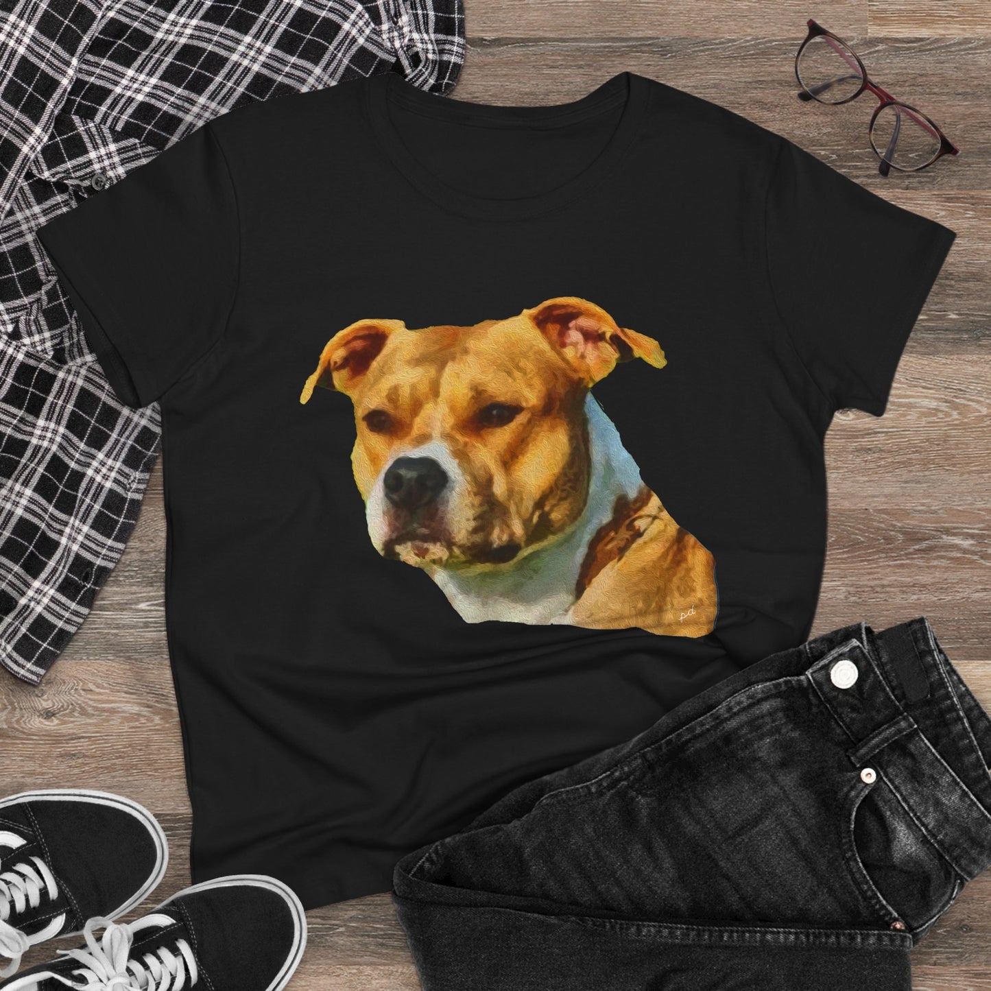Pit Bull Women's Midweight Cotton Tee