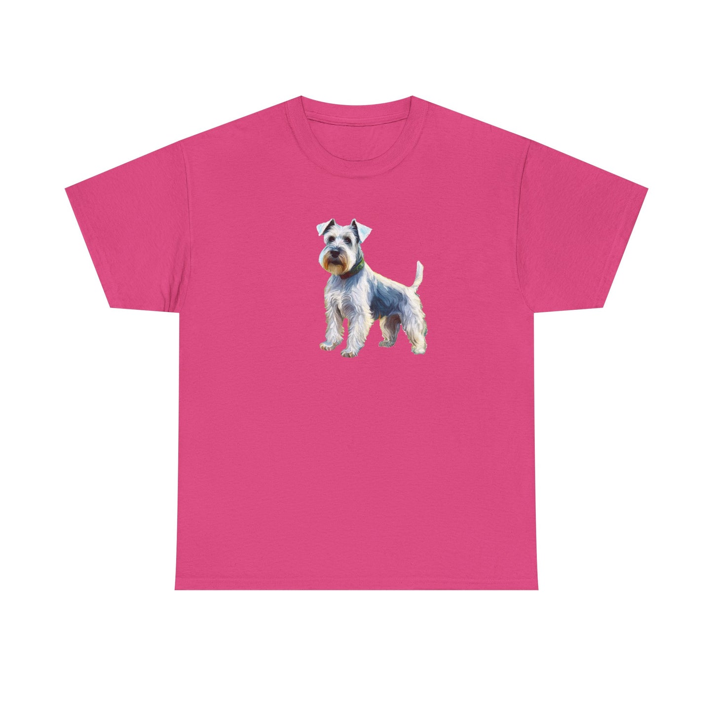 White Schnazer Unisex Heavy Cotton Tee