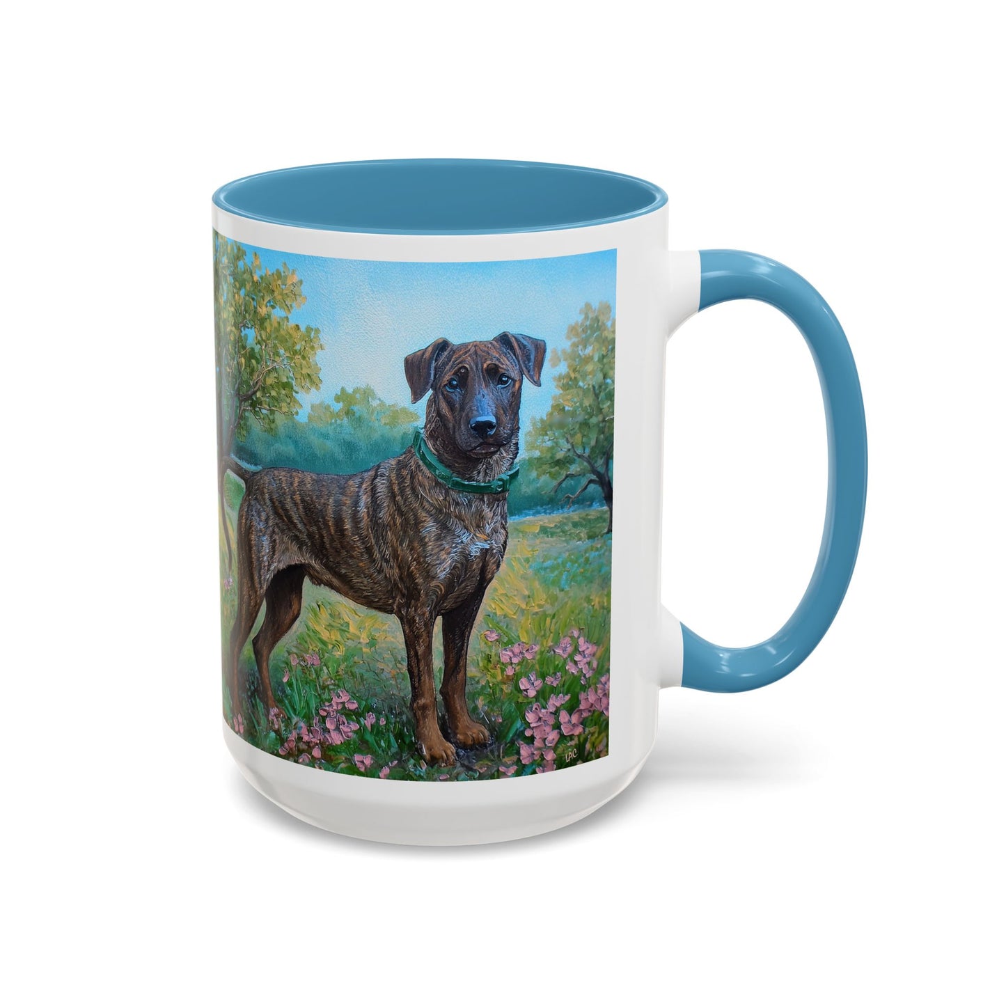 Treeing Tennessee Brindle Ceramic Accent Coffee Mug - 2 Sizes