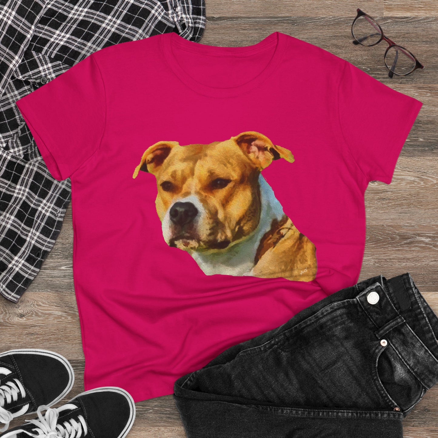 Pit Bull Women's Midweight Cotton Tee