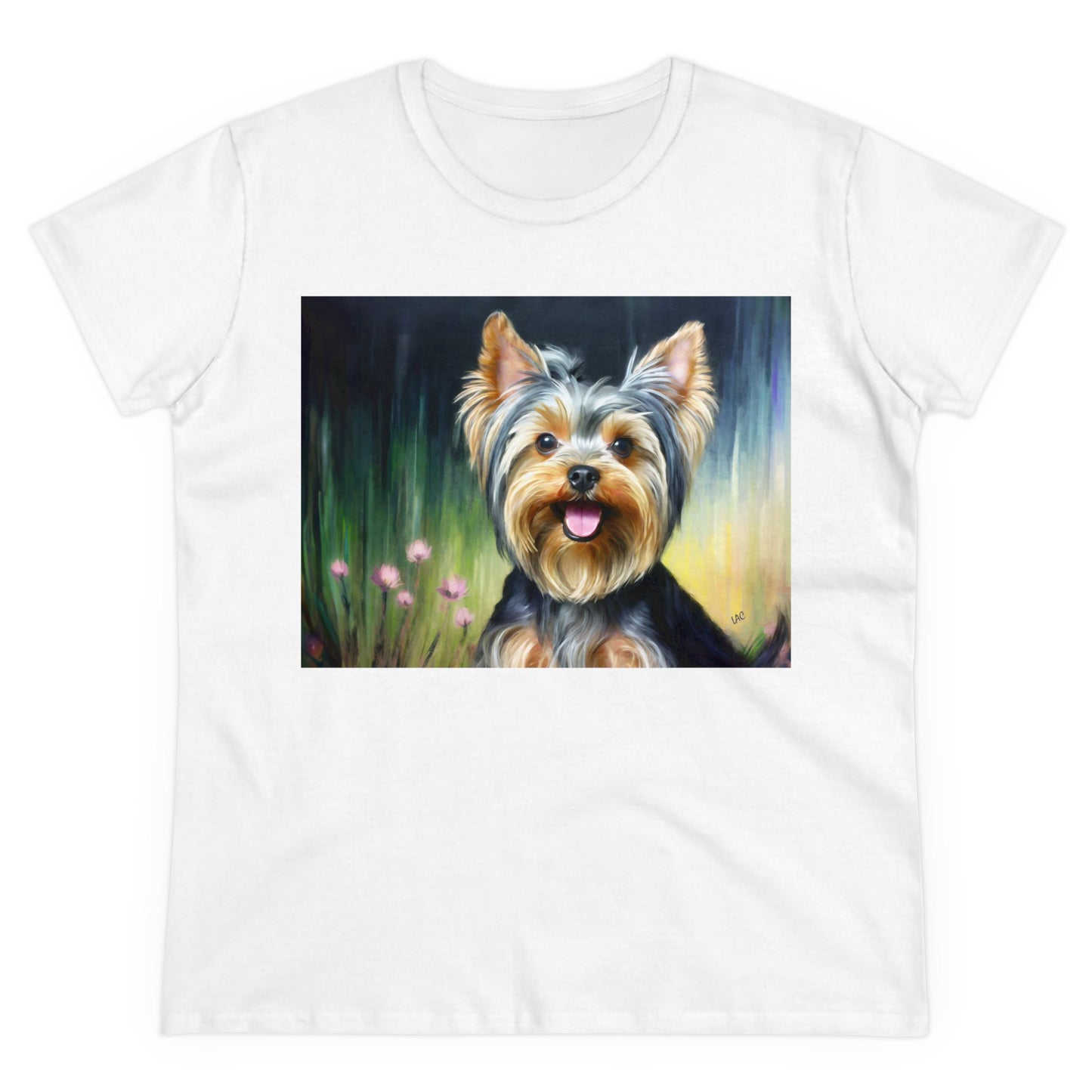 Yorkie #3 Women's Midweight Cotton Tee
