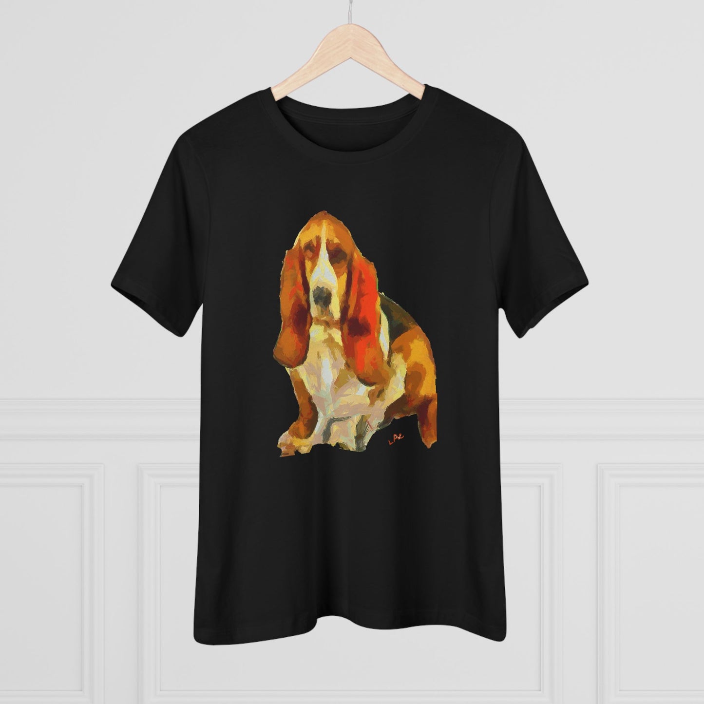 Basset Hound 'Lautrec' Women's Relaxed Fit Tee