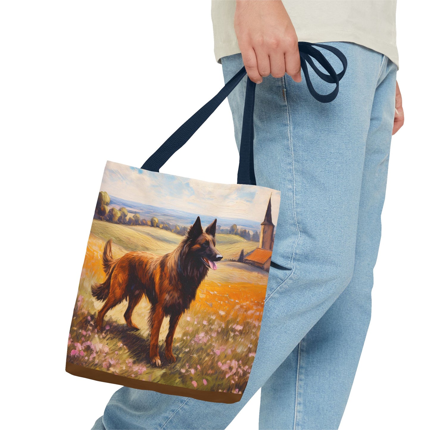 Belgian Tervuren Polyester Tote Bag – Artistic Elegance