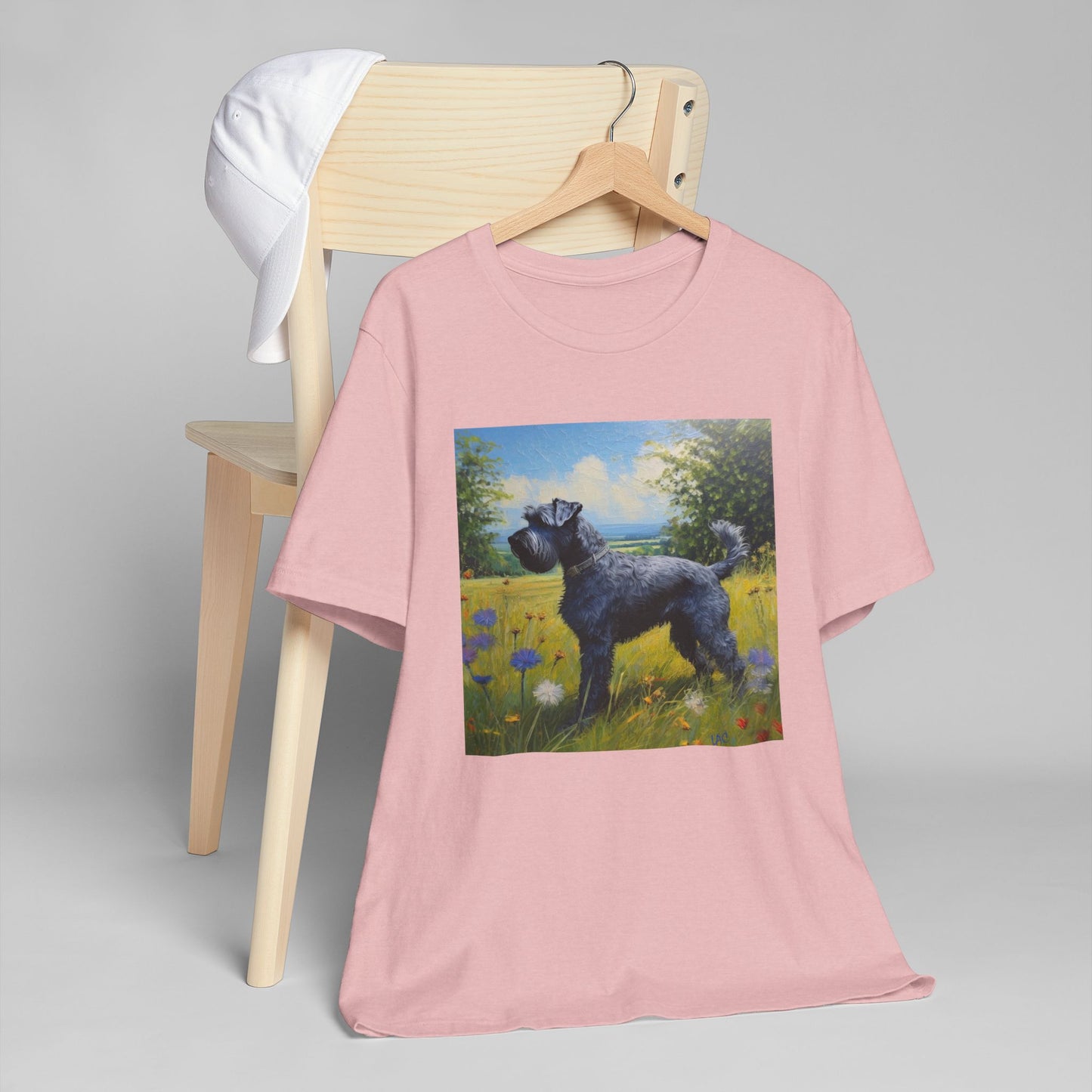 Kerry Blue Terrier Unisex Lightweight Jersey T-Shirt