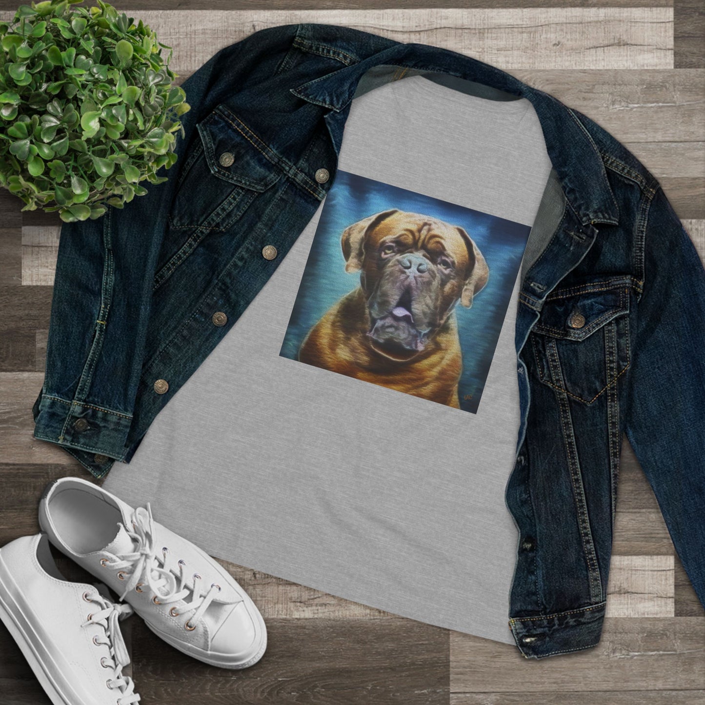 Dogue de Bordeaux Women's Relaxed Fit Cotton Tee