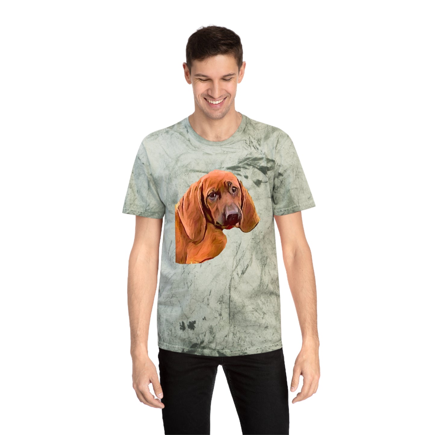 Redbone Coonhound Unisex Cotton Color Blast T-Shirt