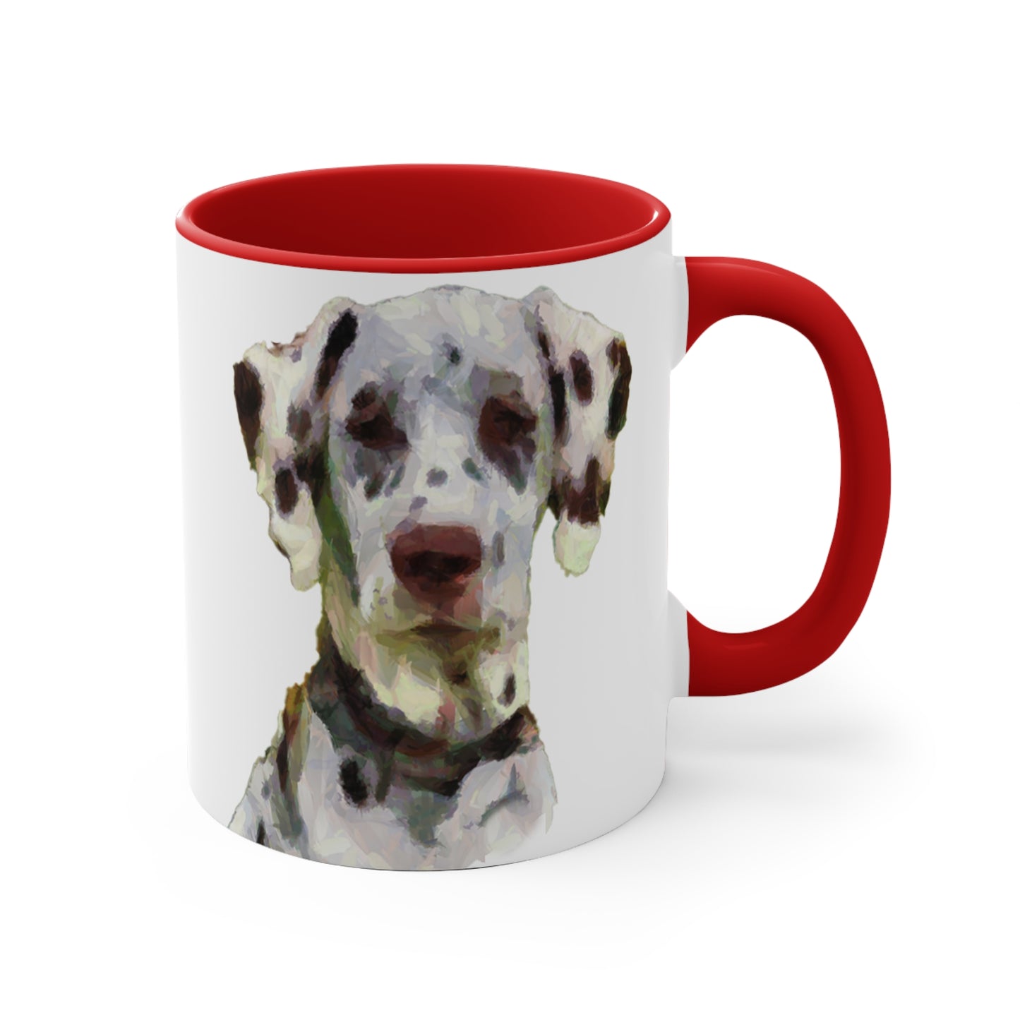 Dalmatian 'Impressionism' Accent Coffee Mug, 11oz