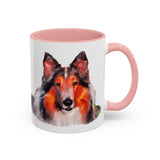 Rough Coated Collie - Accent Coffee Mug, 11oz