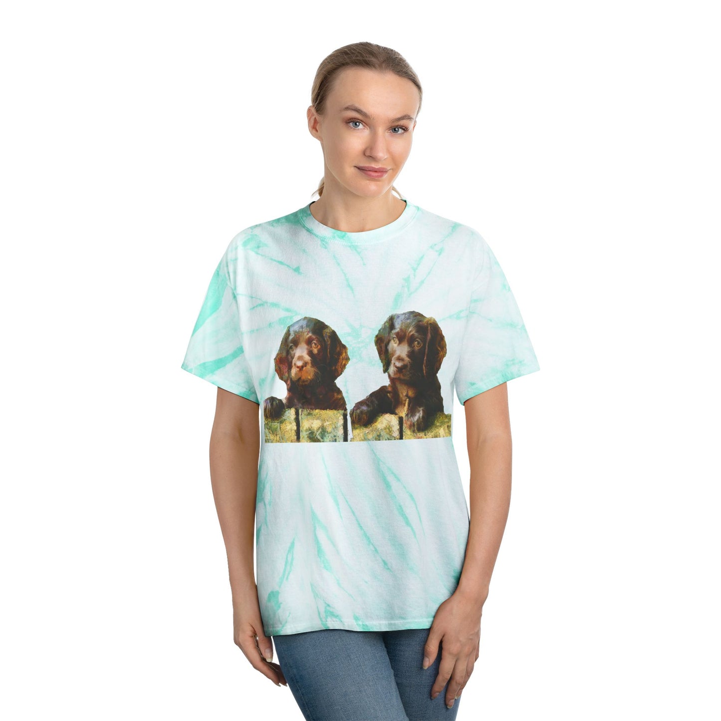 Boykin Spaniels - Classic Tie-Dye Tee, Cyclone