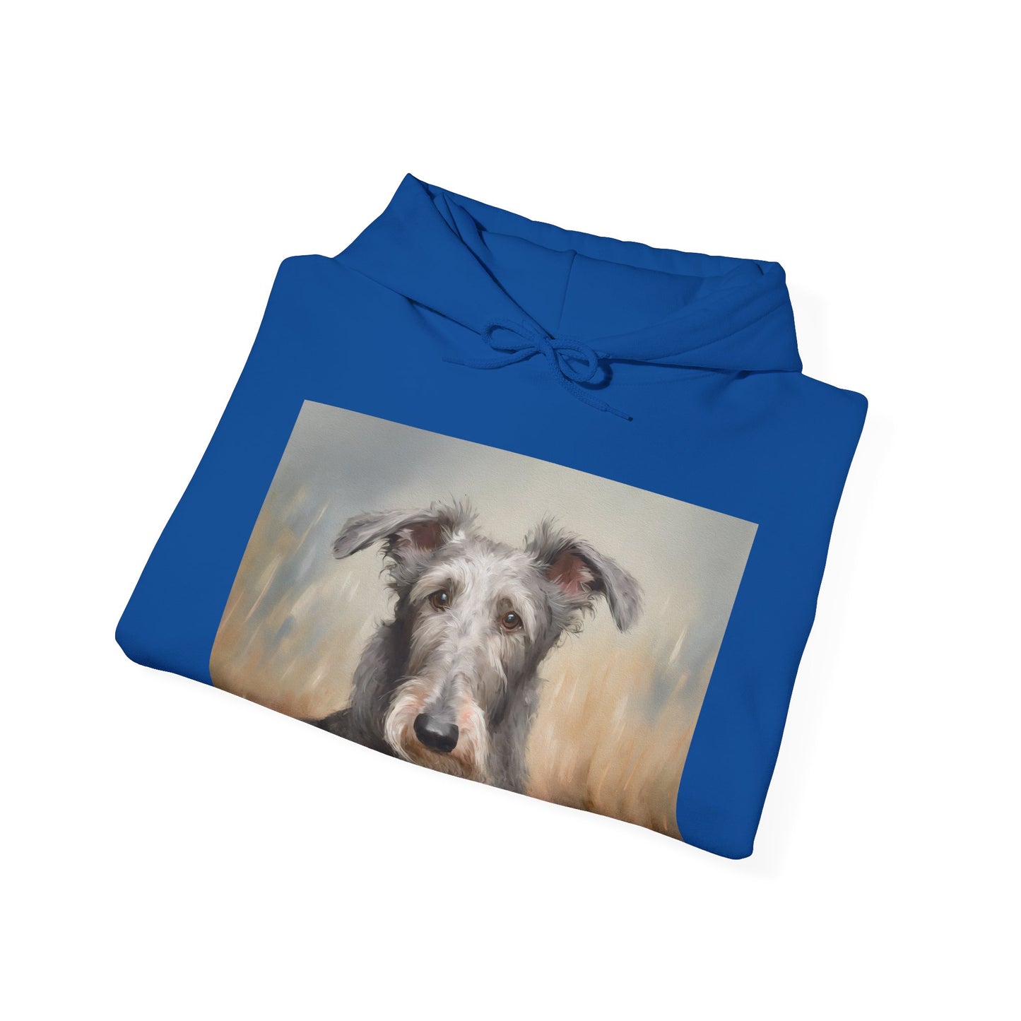 Scottish Deerhound 50/50 Hooded Sweatshirt