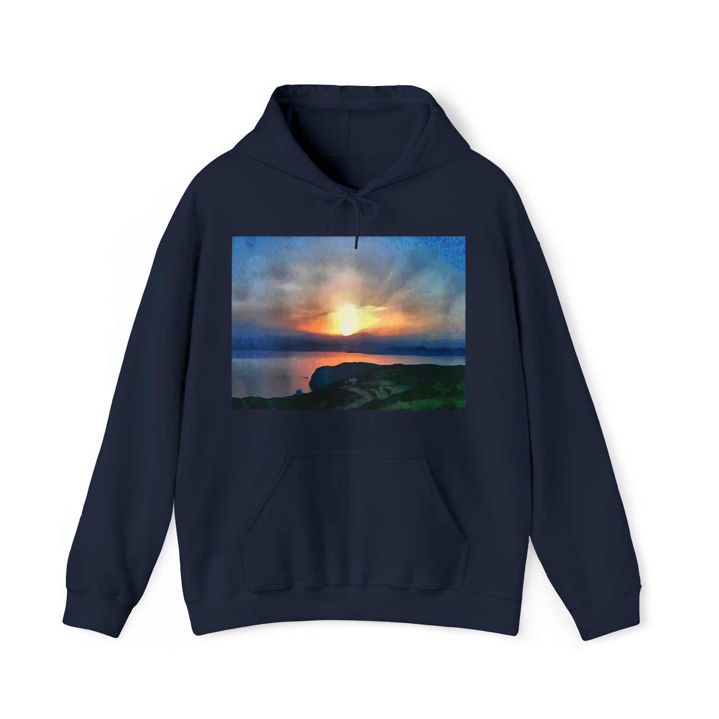 Sifnos Sunset (Greece) Unisex 50-50 Hoodie