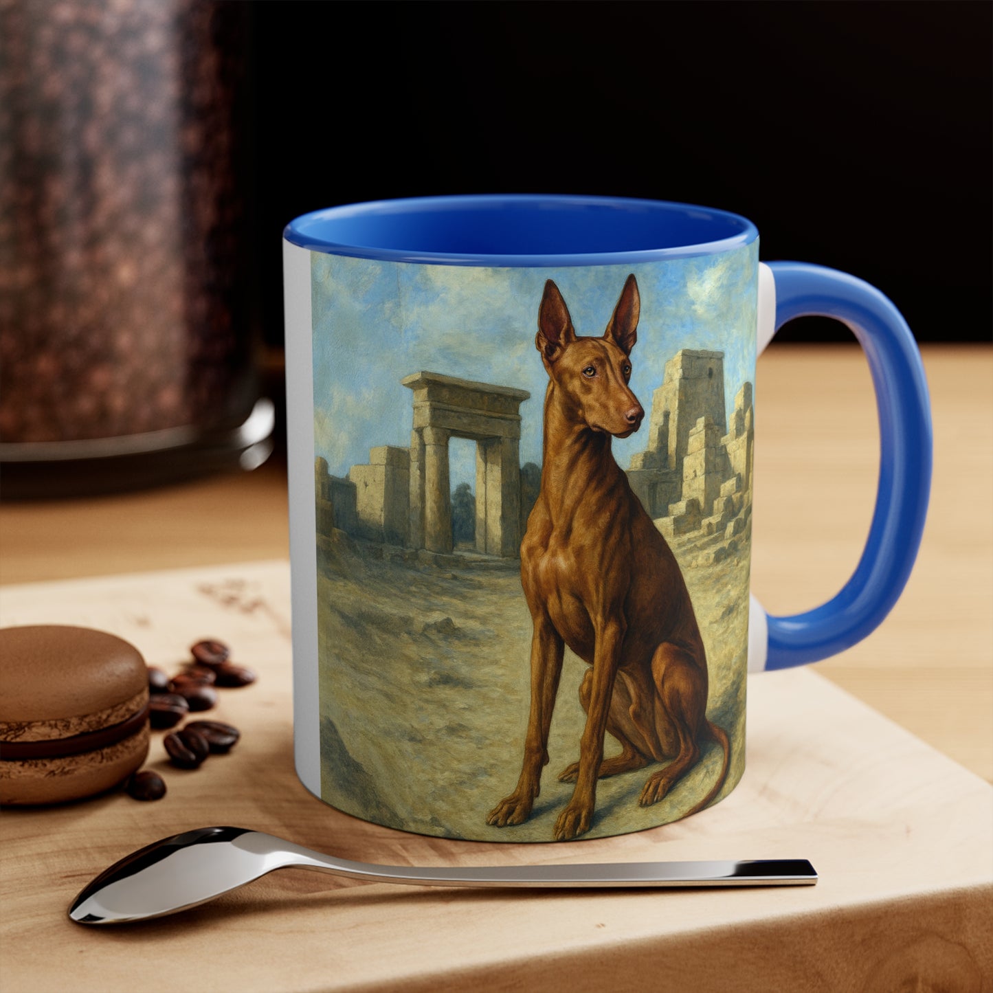 Egyptian Pharoh Hound Accent Coffee Mug, 11oz