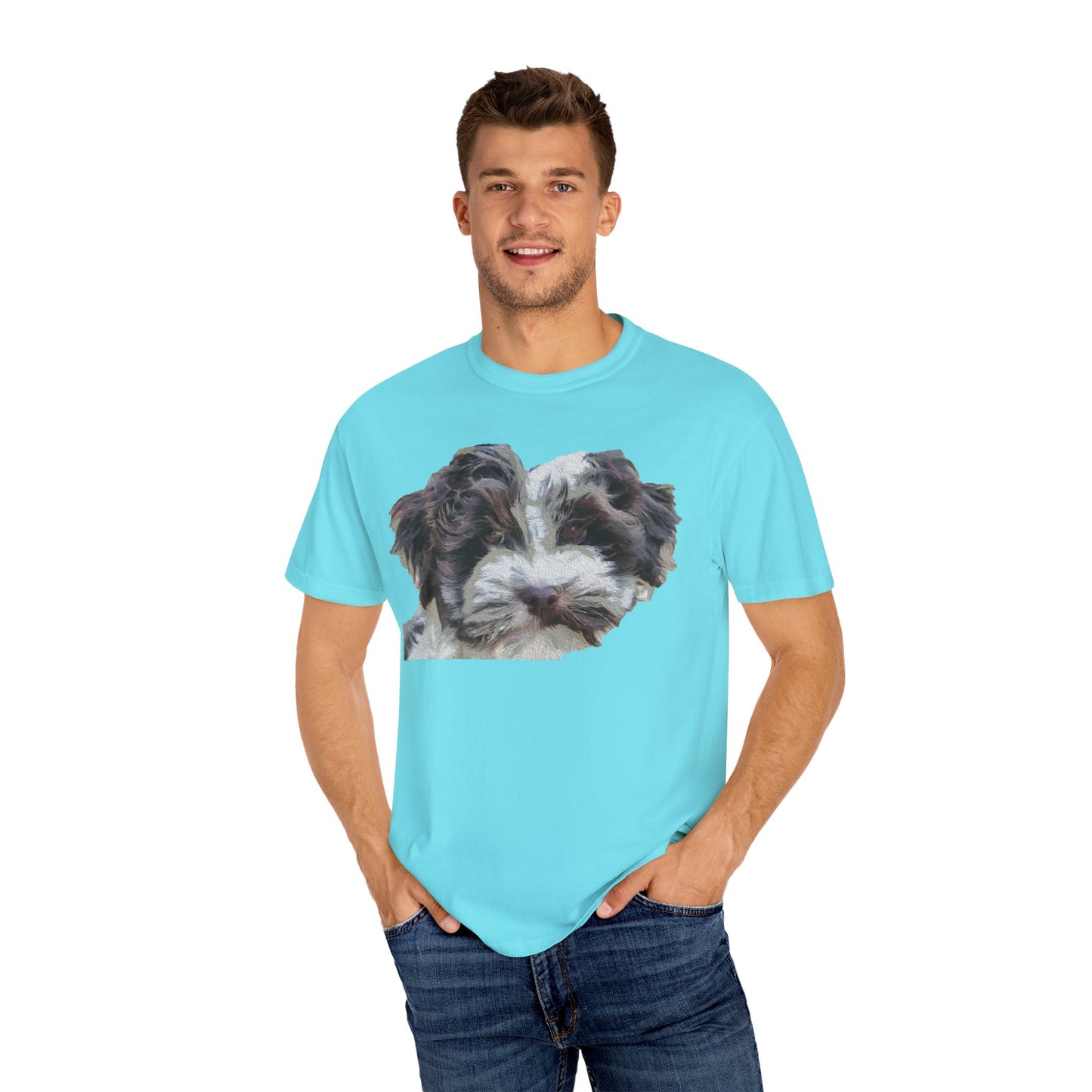 Havanese 'Fideo' Unisex-Adult Relaxed Fit Garment-Dyed T-shirt