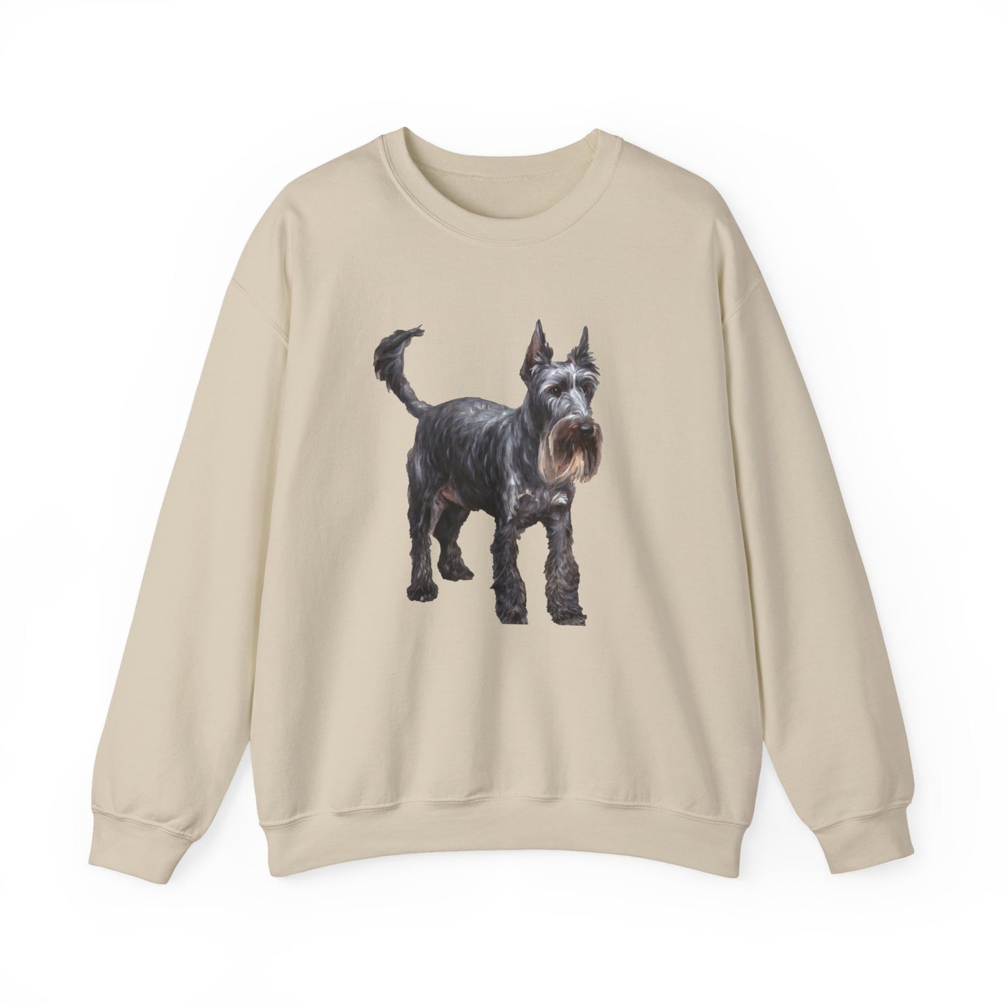 Clever Cesky Terrier Unisex Crewneck Sweatshirt