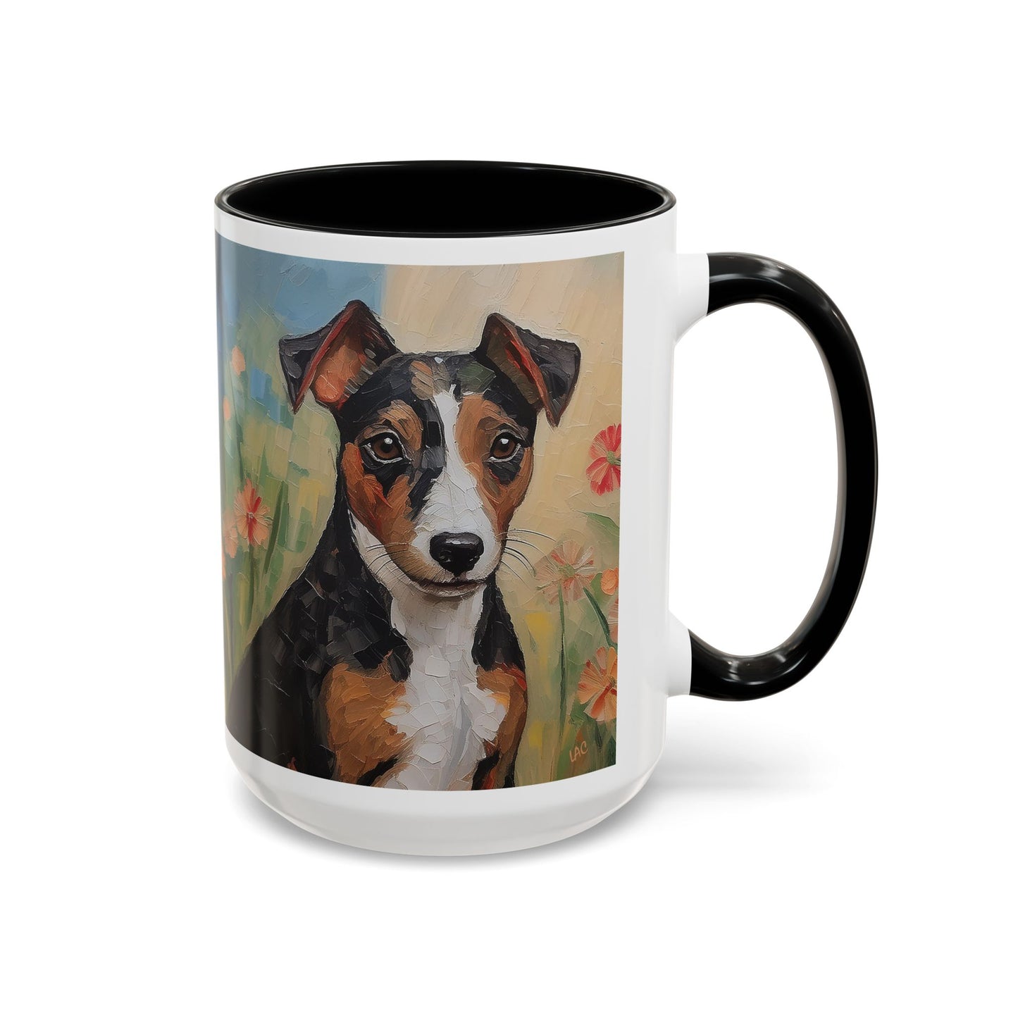 Teddy Roosevelt Terrier - Ceramic Accent Coffee Mug - 2 Sizes