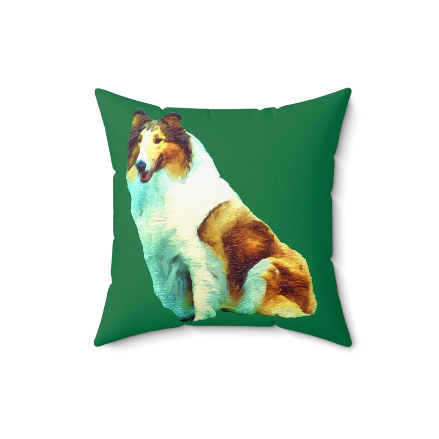 Collie 'Ramsey' Spun Polyester Throw Pillow