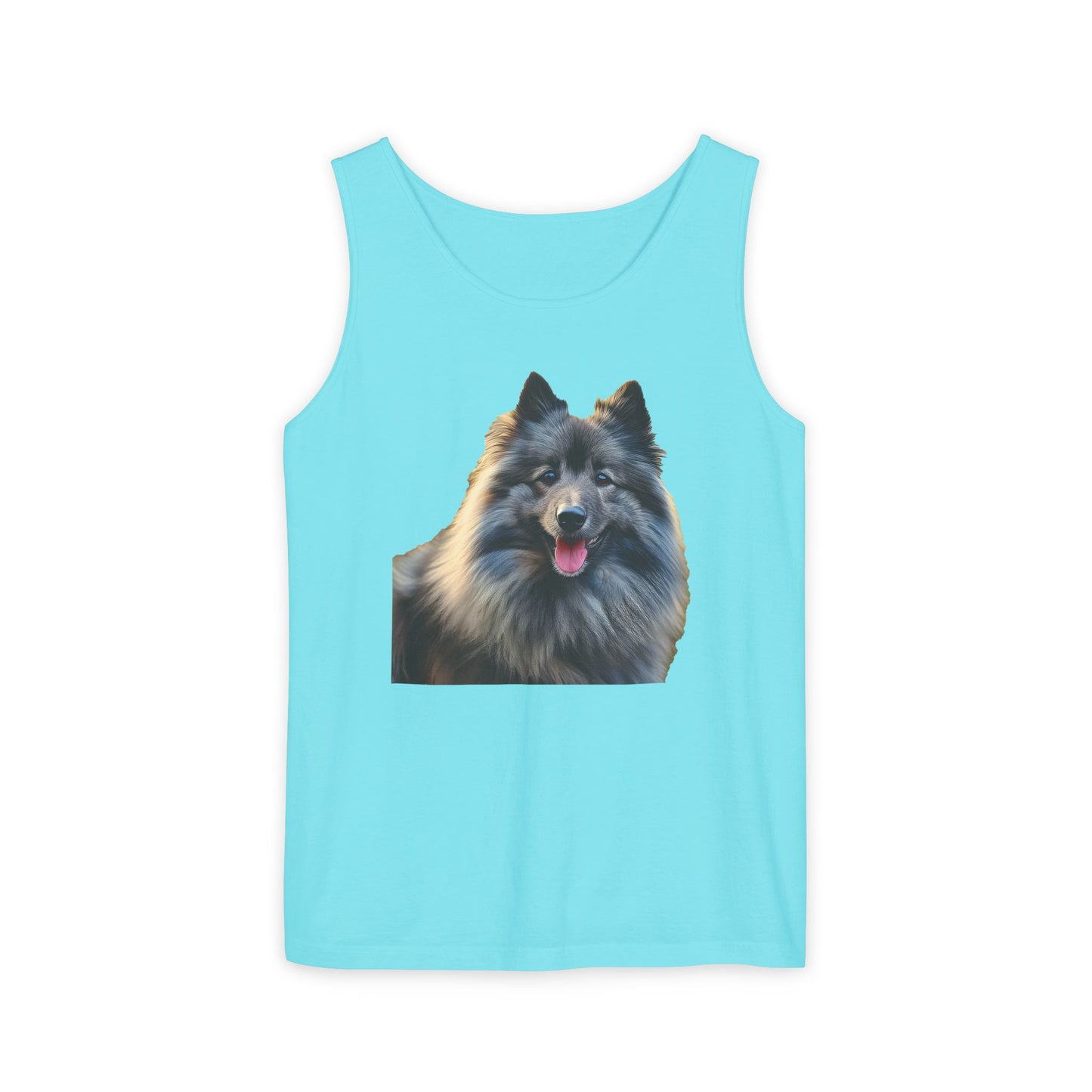 Keeshond Unisex Relaxed Fit Garment-Dyed Tank Top
