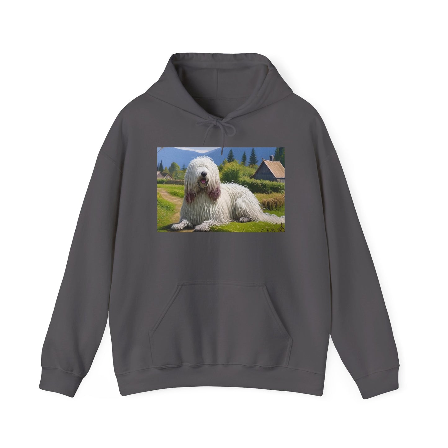 Hungarian Komondor 50/50 Hooded Sweatshirt