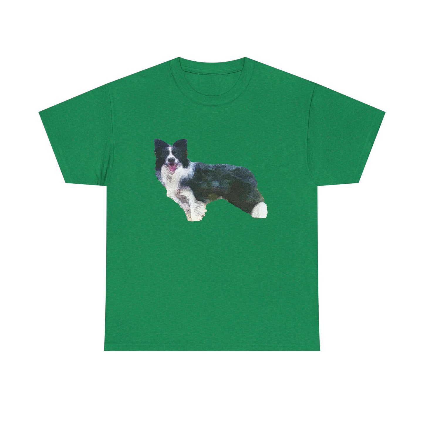 Border Collie '#1' - Unisex Heavy Cotton Tee