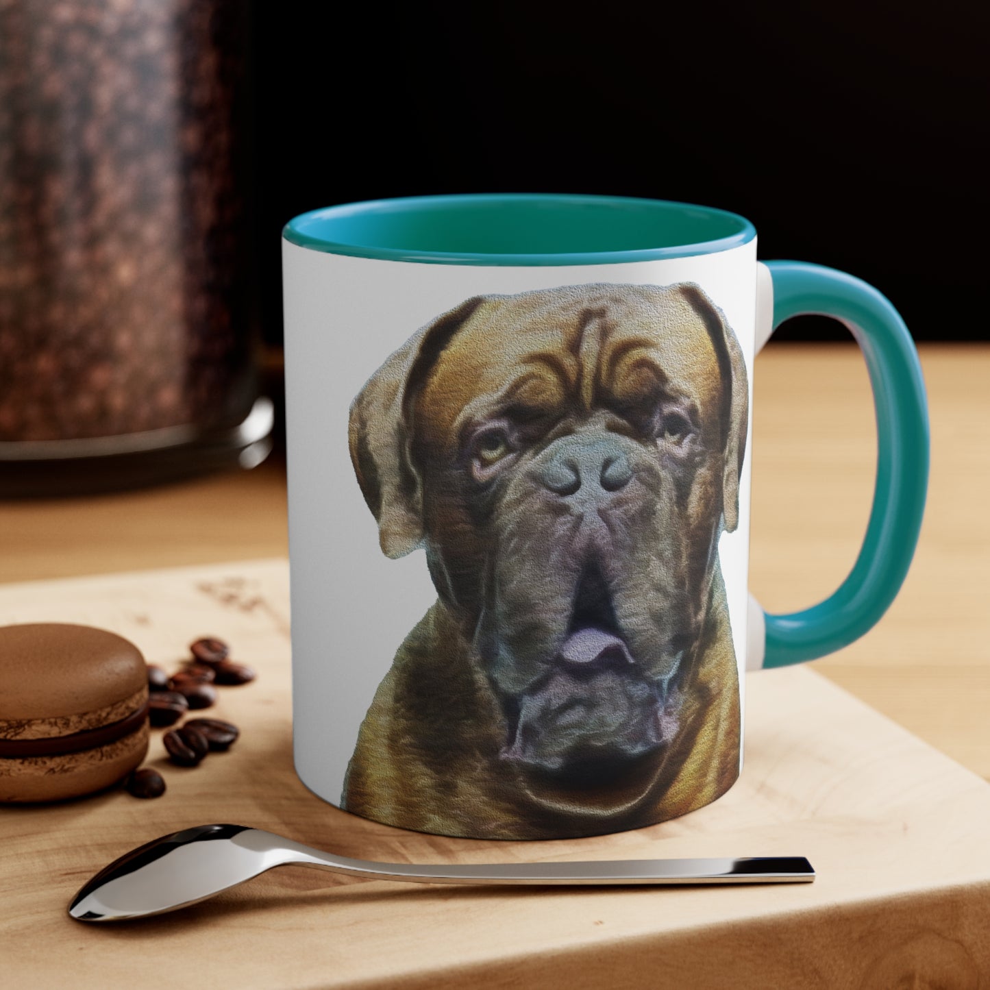 Dogue de Bordeaux Ceramic Accent Coffee Mug, 11oz