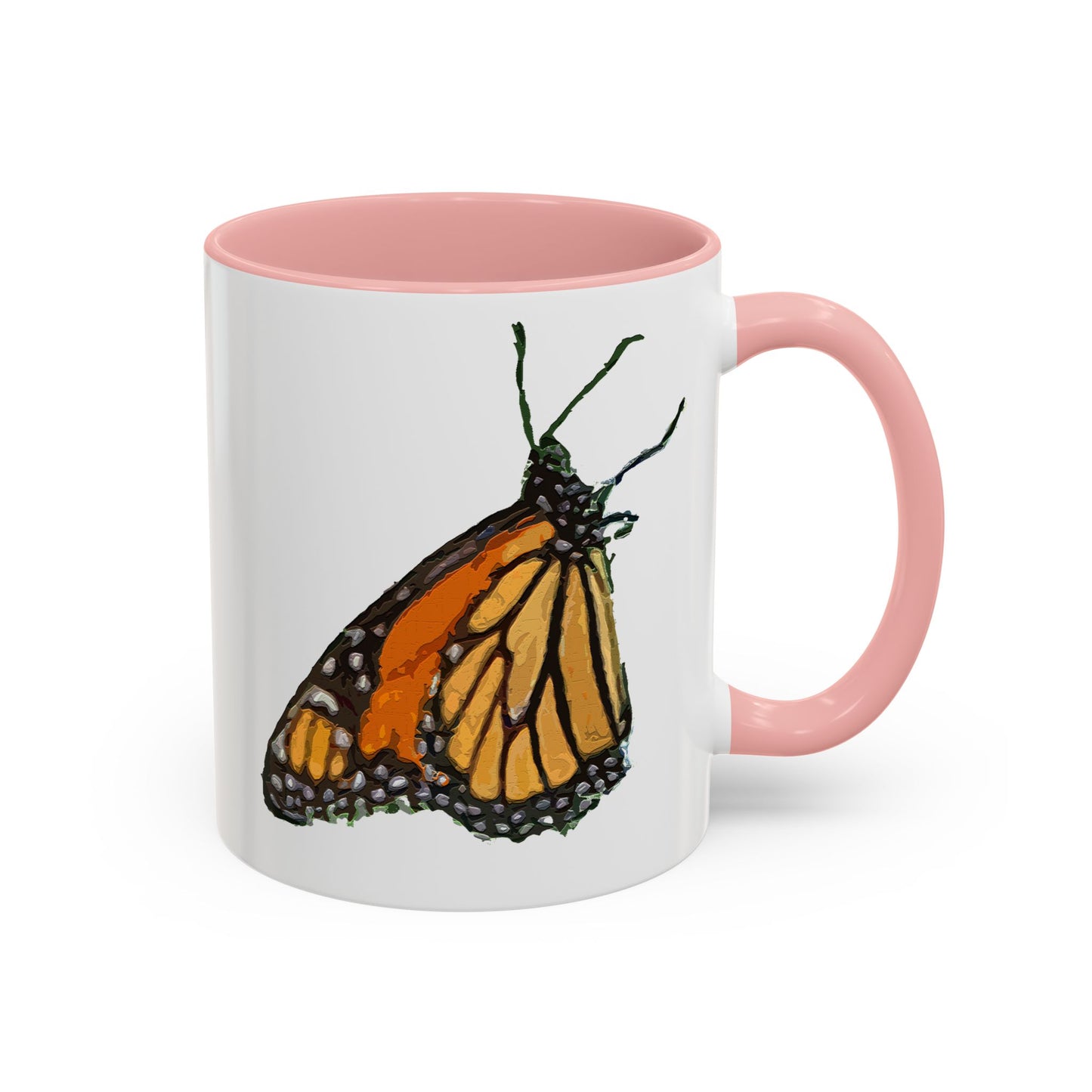 Monarch Butterfly Accent Coffee Mug, 11oz