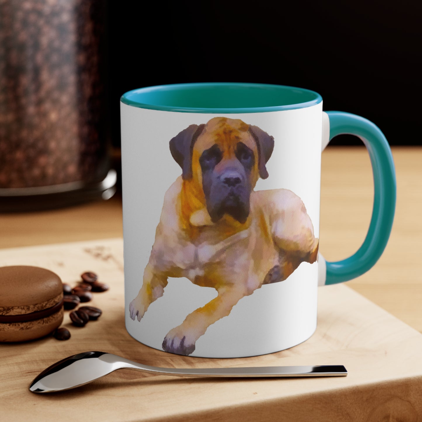 Mastiff 'Maury' Accent Coffee Mug, 11oz