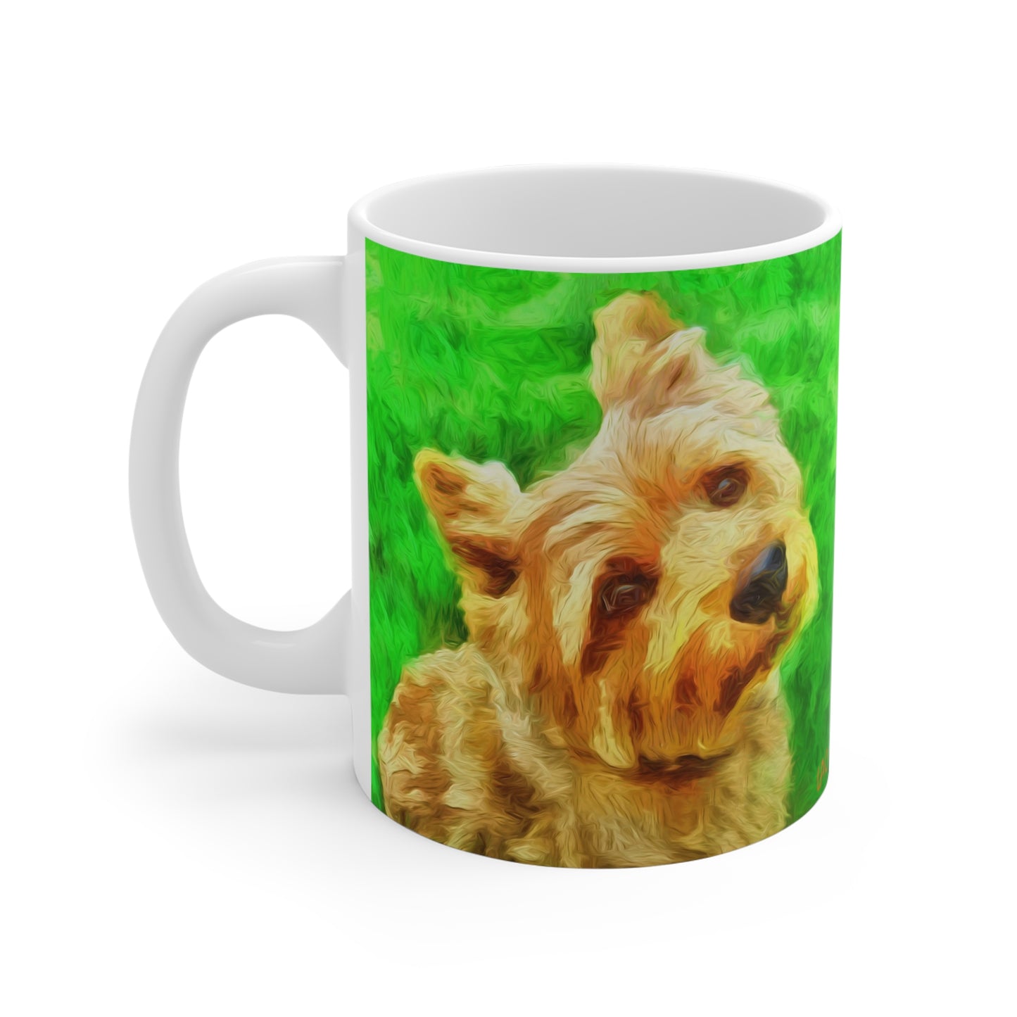 Norwich Terrier Delight - Customized Ceramic Mug 11oz