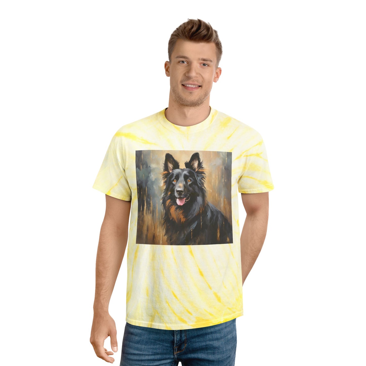 Bohemian Shepherd Classic Tie-Dye Tee, Cyclone
