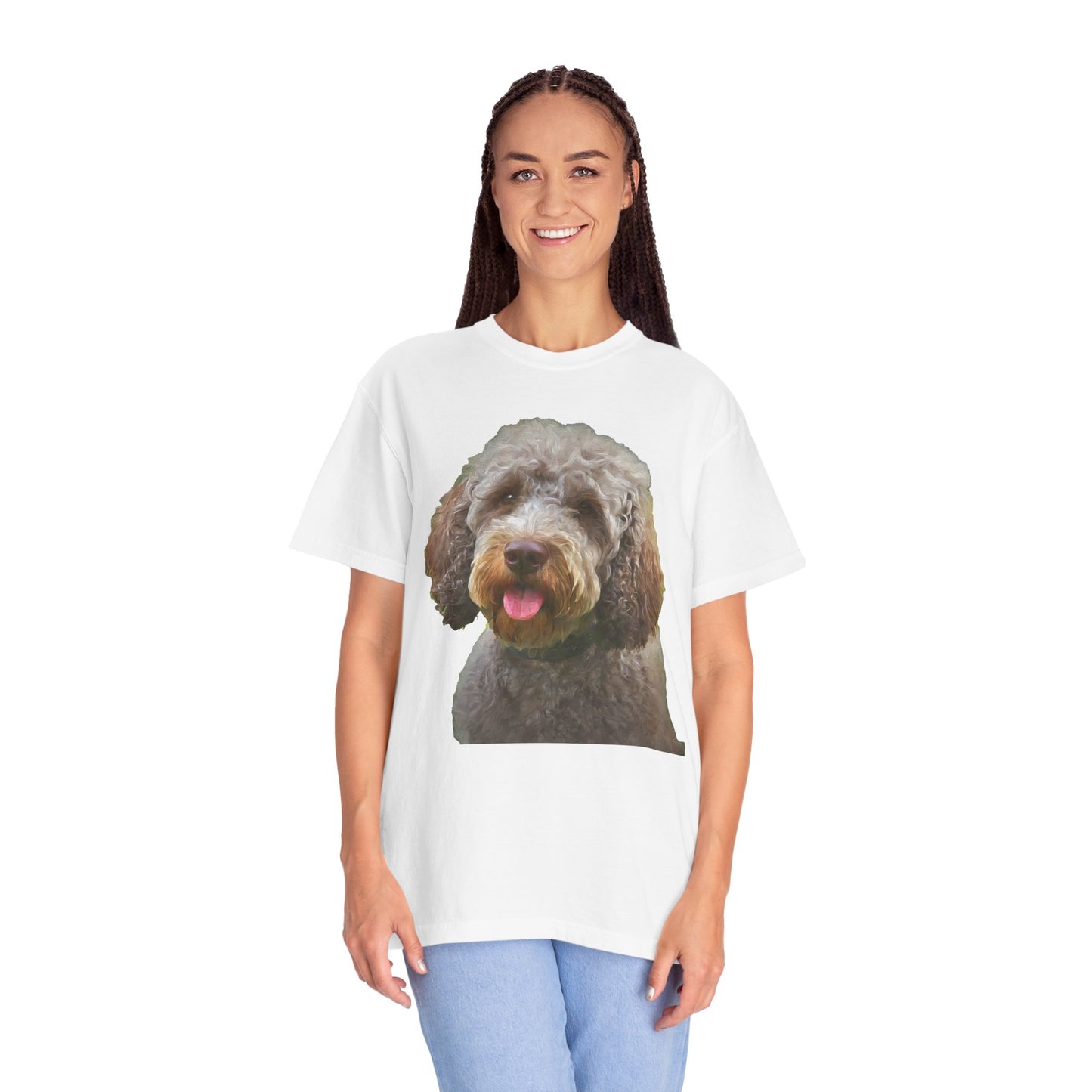 Lagotto Romagnolo 'Italian Truffle Dog' Unisex Garment-Dyed T-shirt