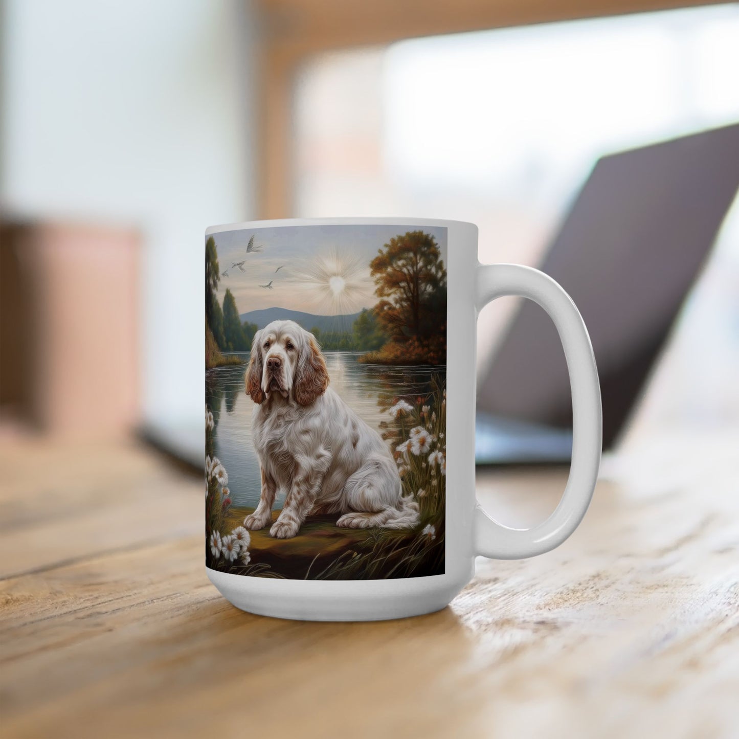 Clumber Spaniel Ceramic Mug - The Perfect Brew Companion