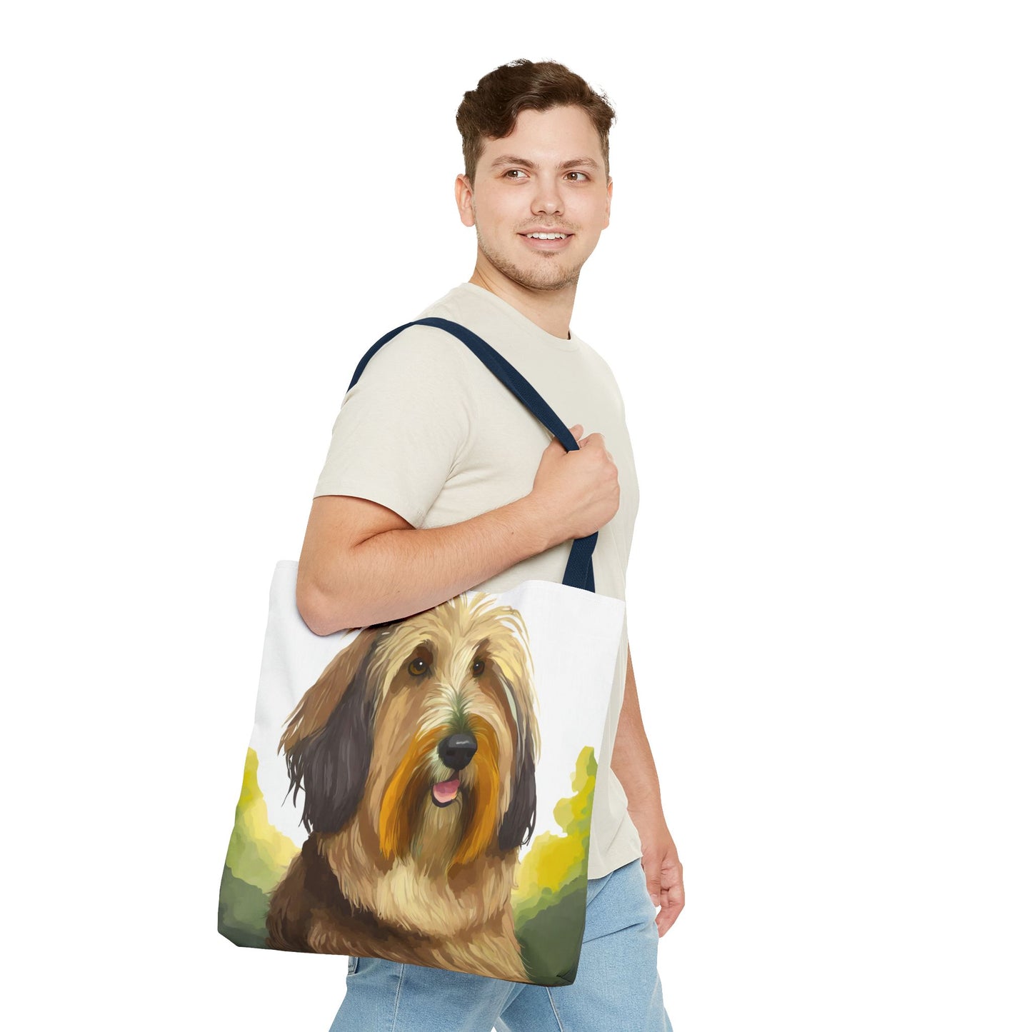 Bergamasco Sheepdog Tote Bag (AOP)