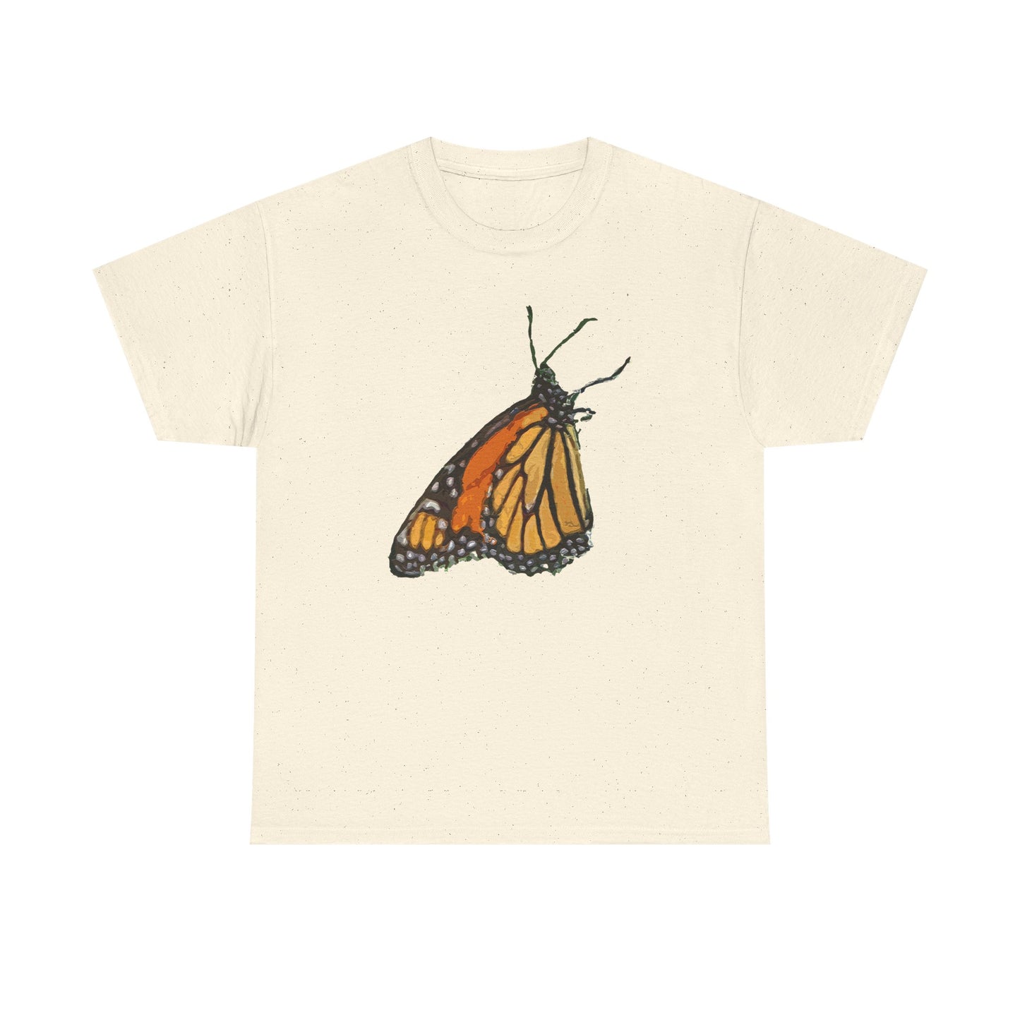 Monarch Butterfly 'Ann Butterfly' Unisex Heavy Cotton Tee