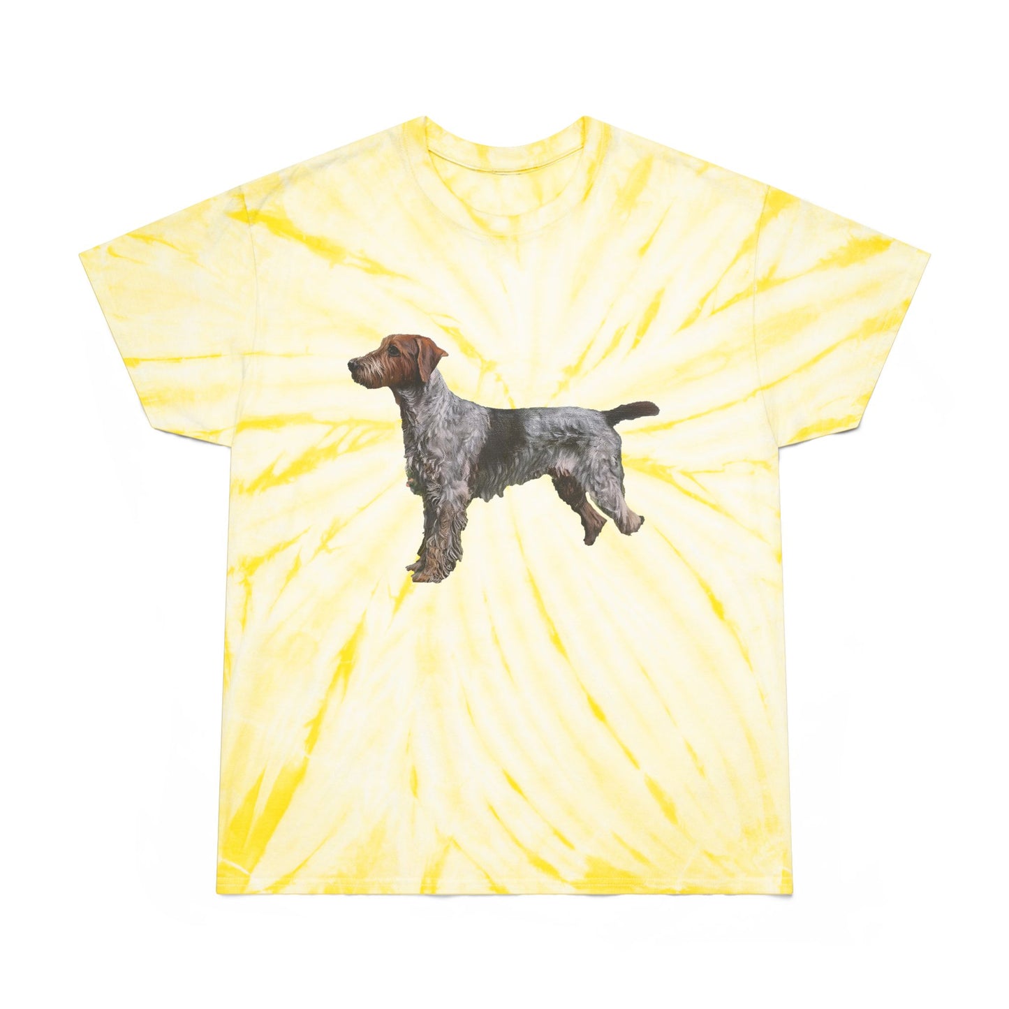 Wirehaired Pointing Griffon Unisex Tie-Dye Tee, Cyclone