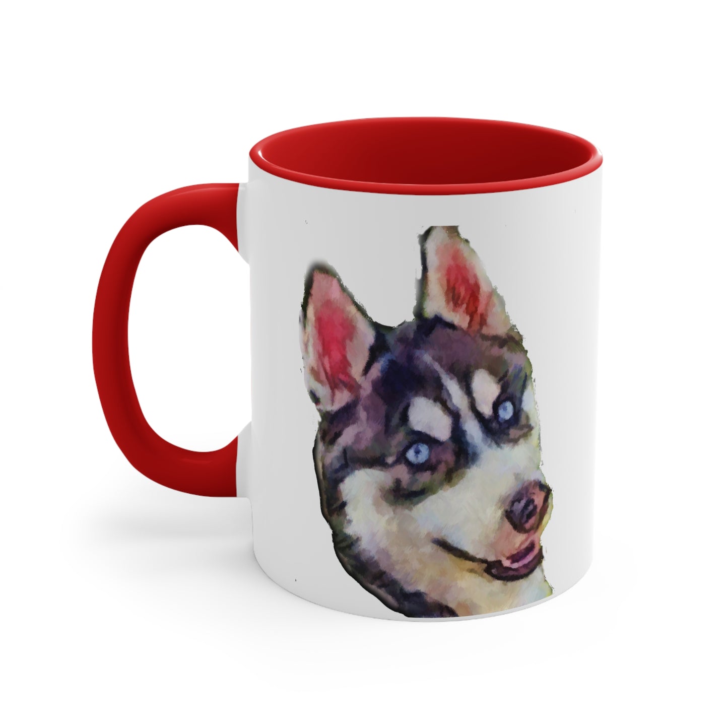 Siberian Husky 'Iditarod' Accent Coffee Mug, 11oz