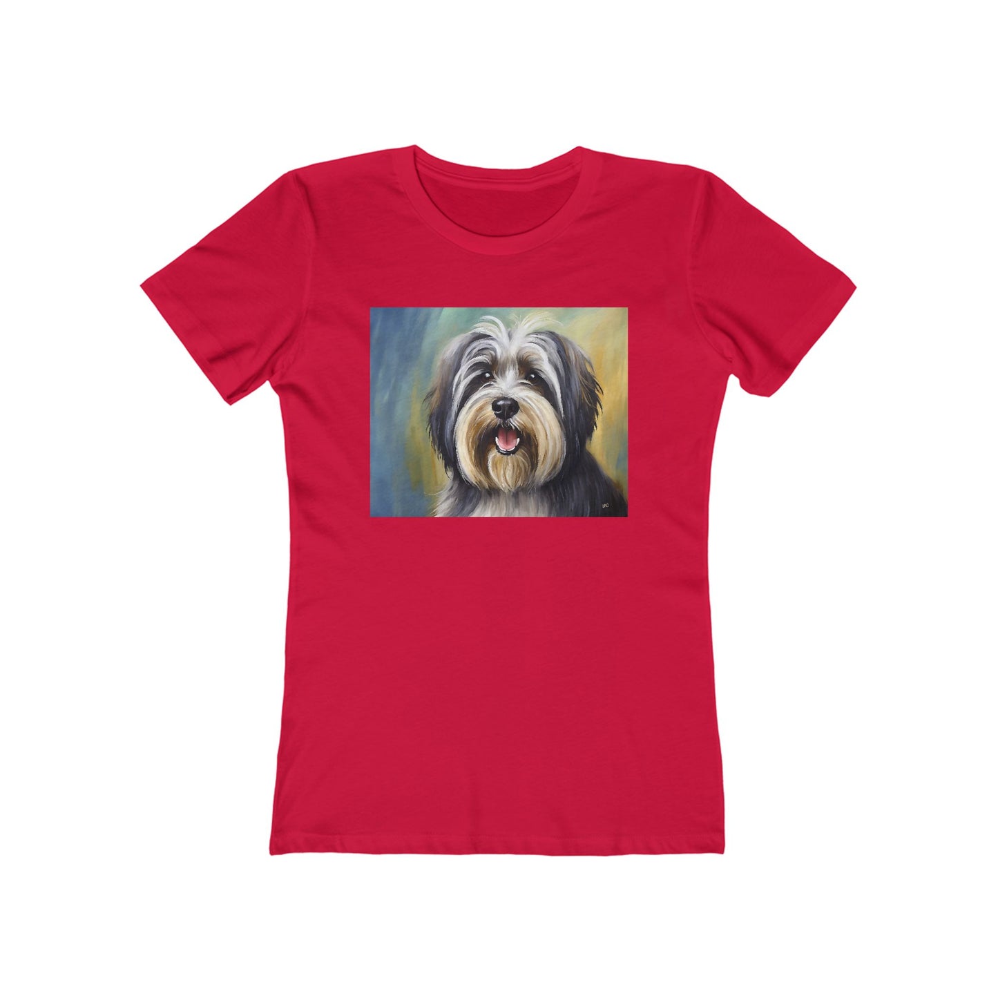 Tibetan Terrier Women's Slim Fitted Ringspun Cotton Tee