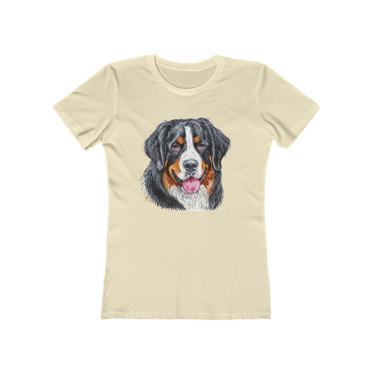 Bernese Mountain Dog #2 Women's Slim Fitted Ringspun Cotton Tee