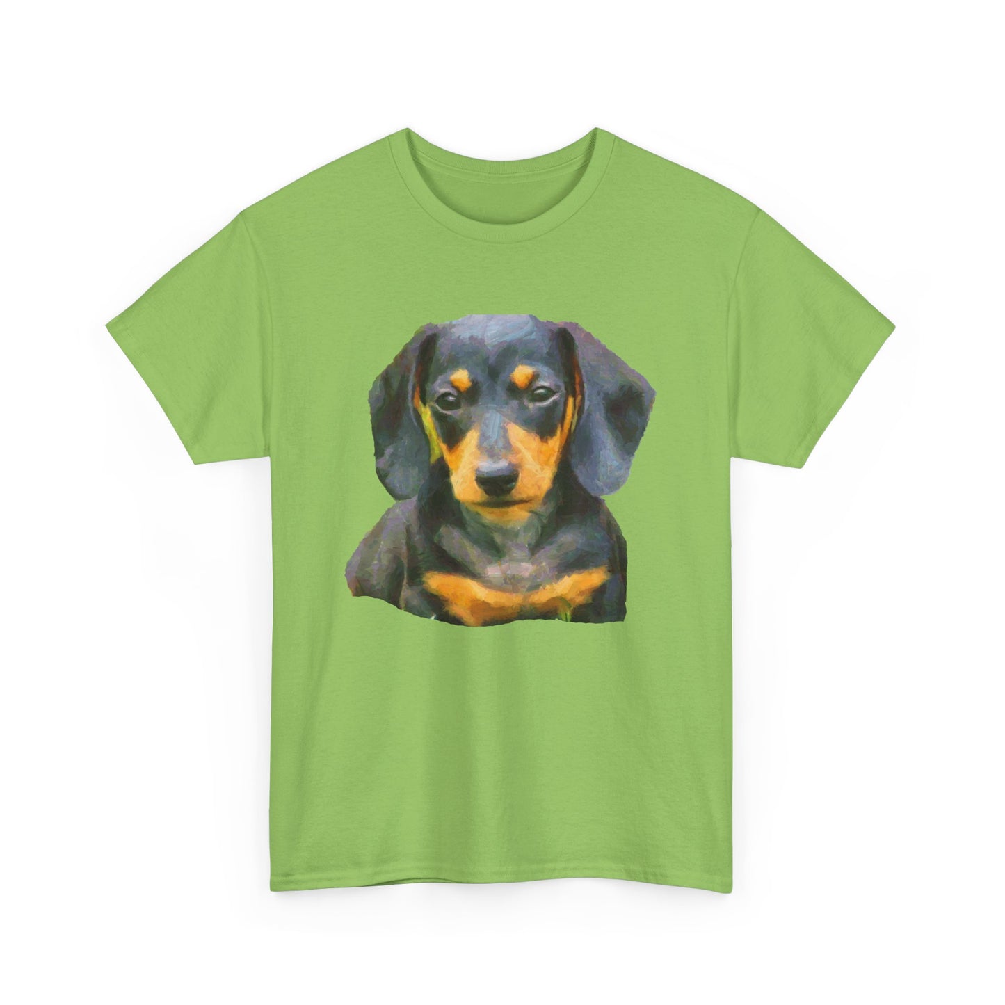 Dachshund Doxie Delight Unisex Heavy Cotton Tee