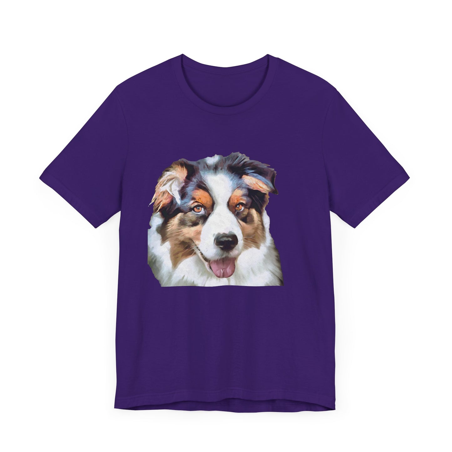 Australian Shepherd 'Blue Merle' Unisex Jersey Short Sleeve Tee