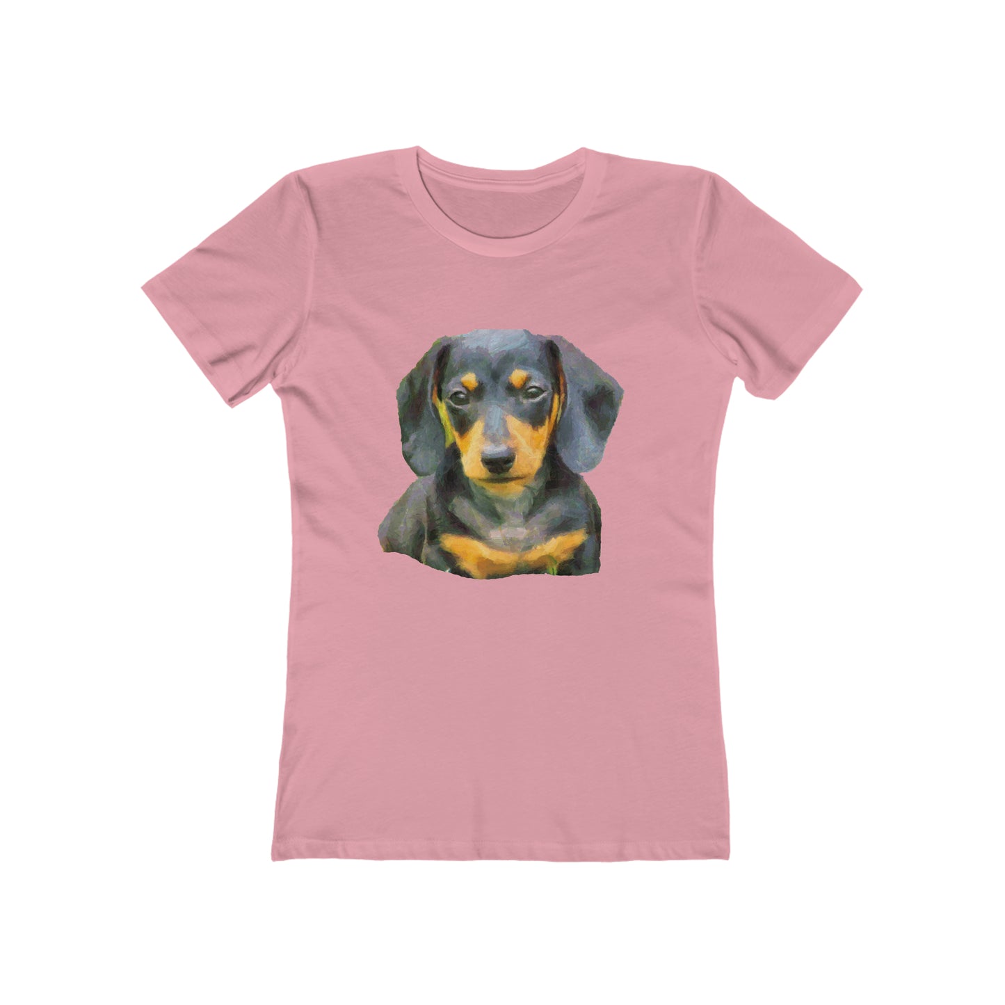 Dachshund 'Doxie #2' - Women's Slim Fit Ringspun Cotton T-Shirt