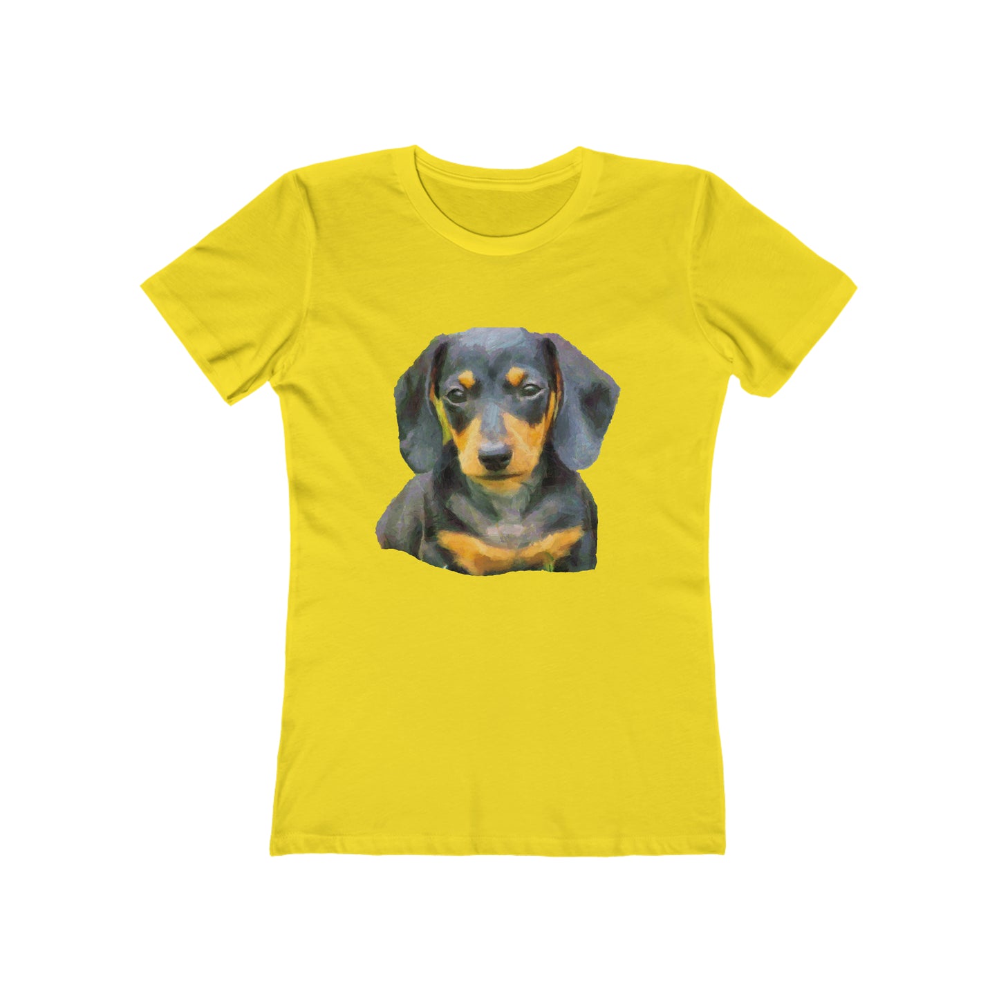 Dachshund 'Doxie #2' - Women's Slim Fit Ringspun Cotton T-Shirt