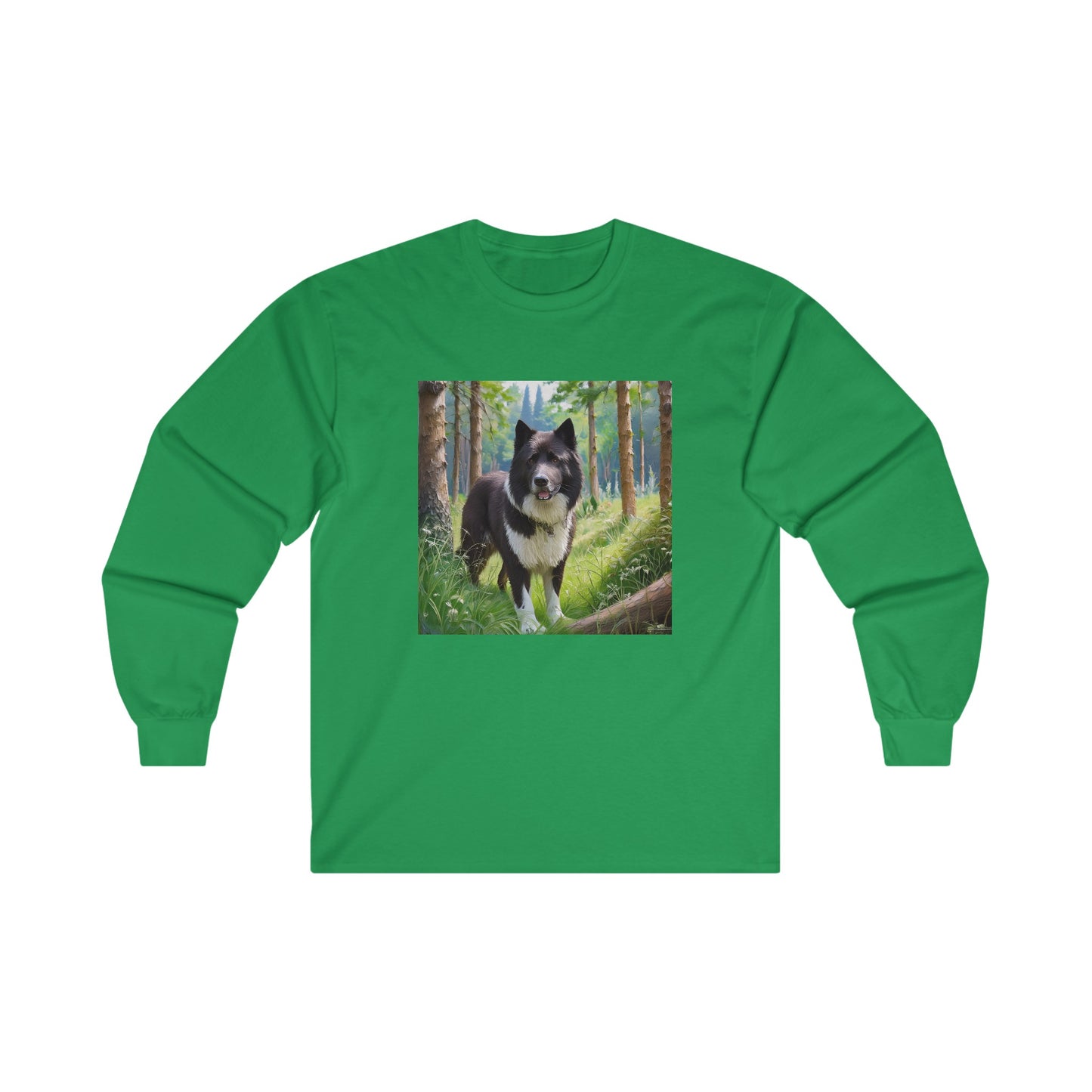 Opulent Karelian Bear Dog Unisex Classic Cotton Long Sleeve Tee